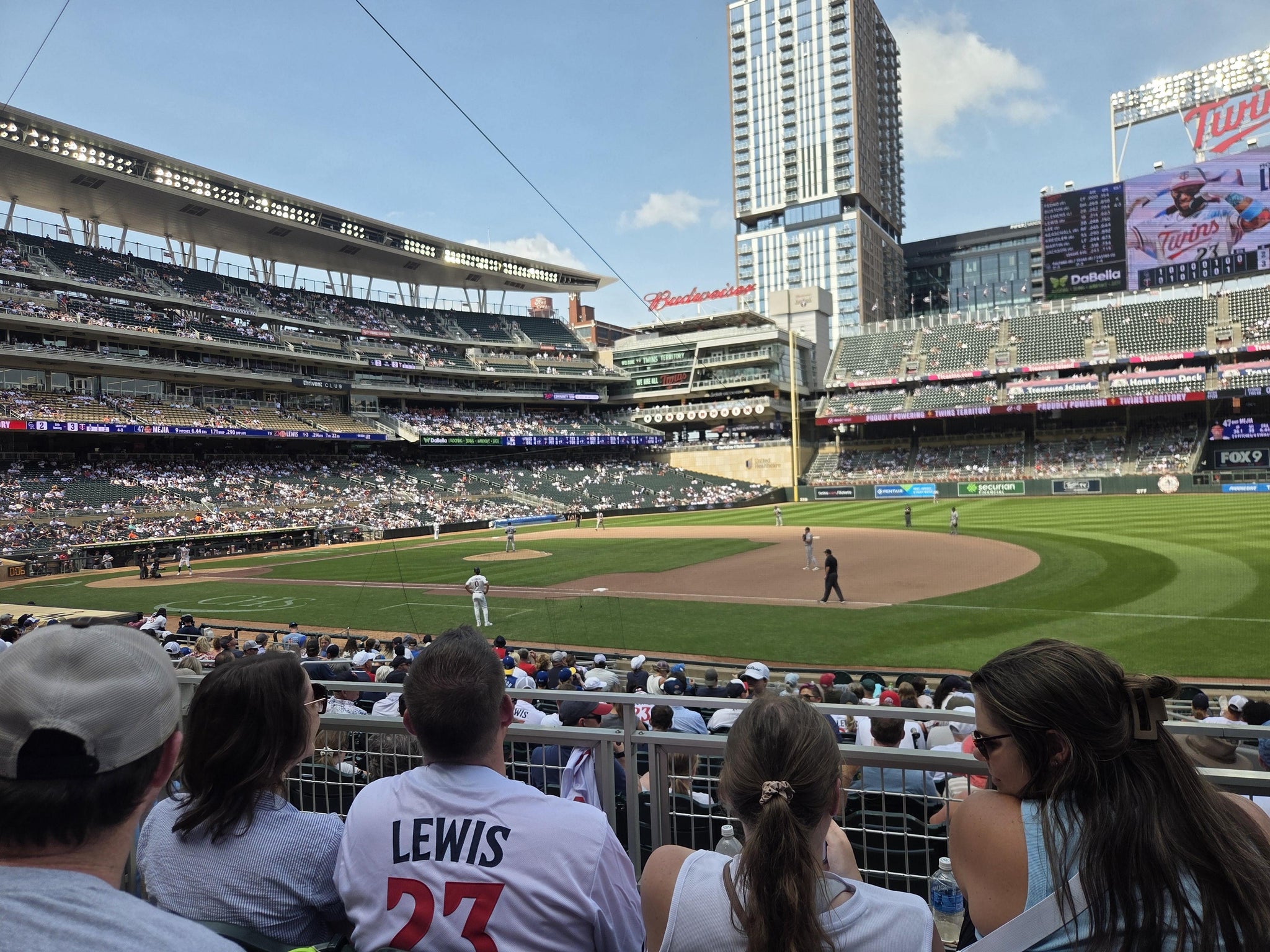 Real Fan View taken from Section 106 at Target Field by Jason B