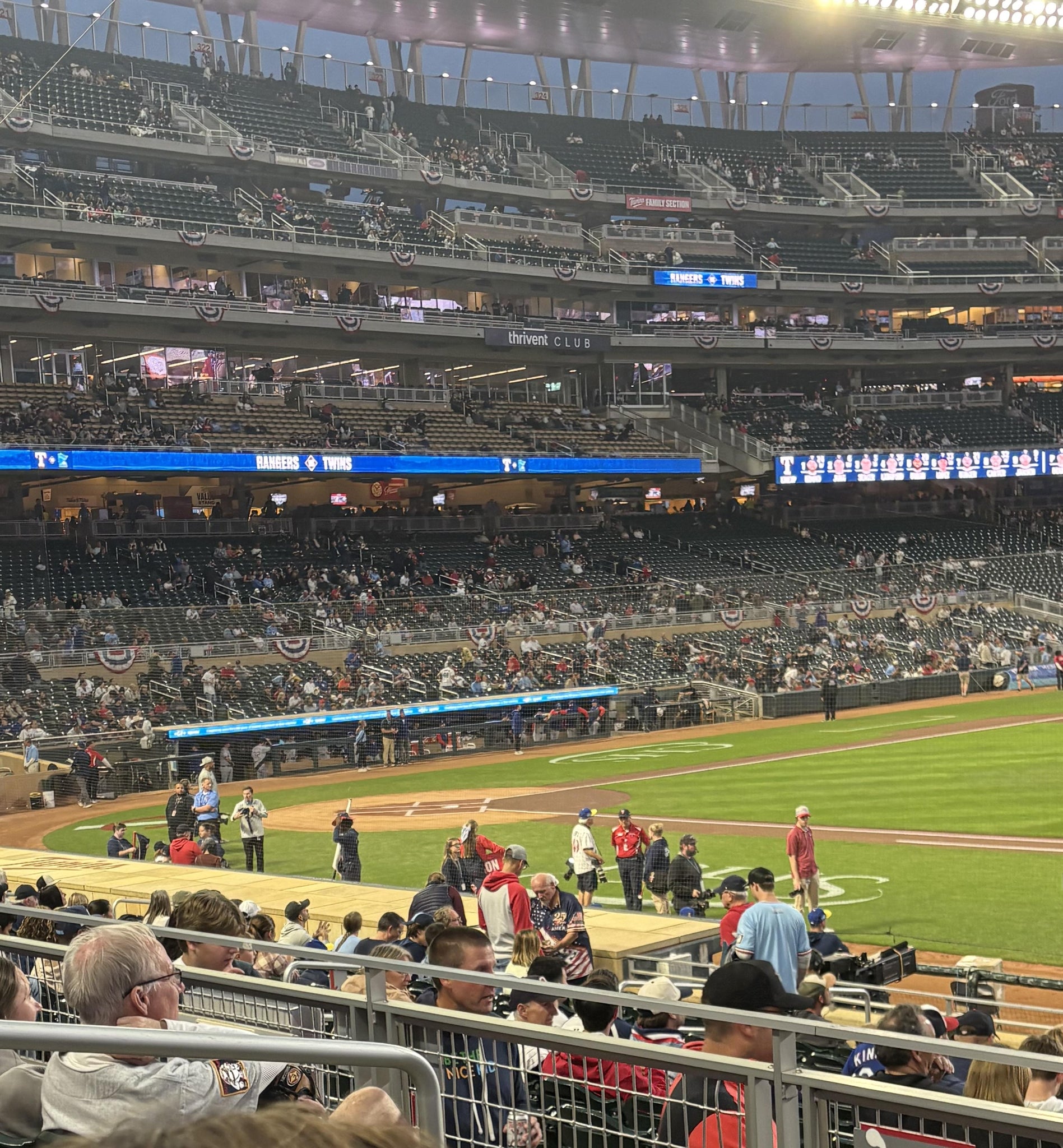 Real Fan View taken from Section 107 at Target Field by Ken E