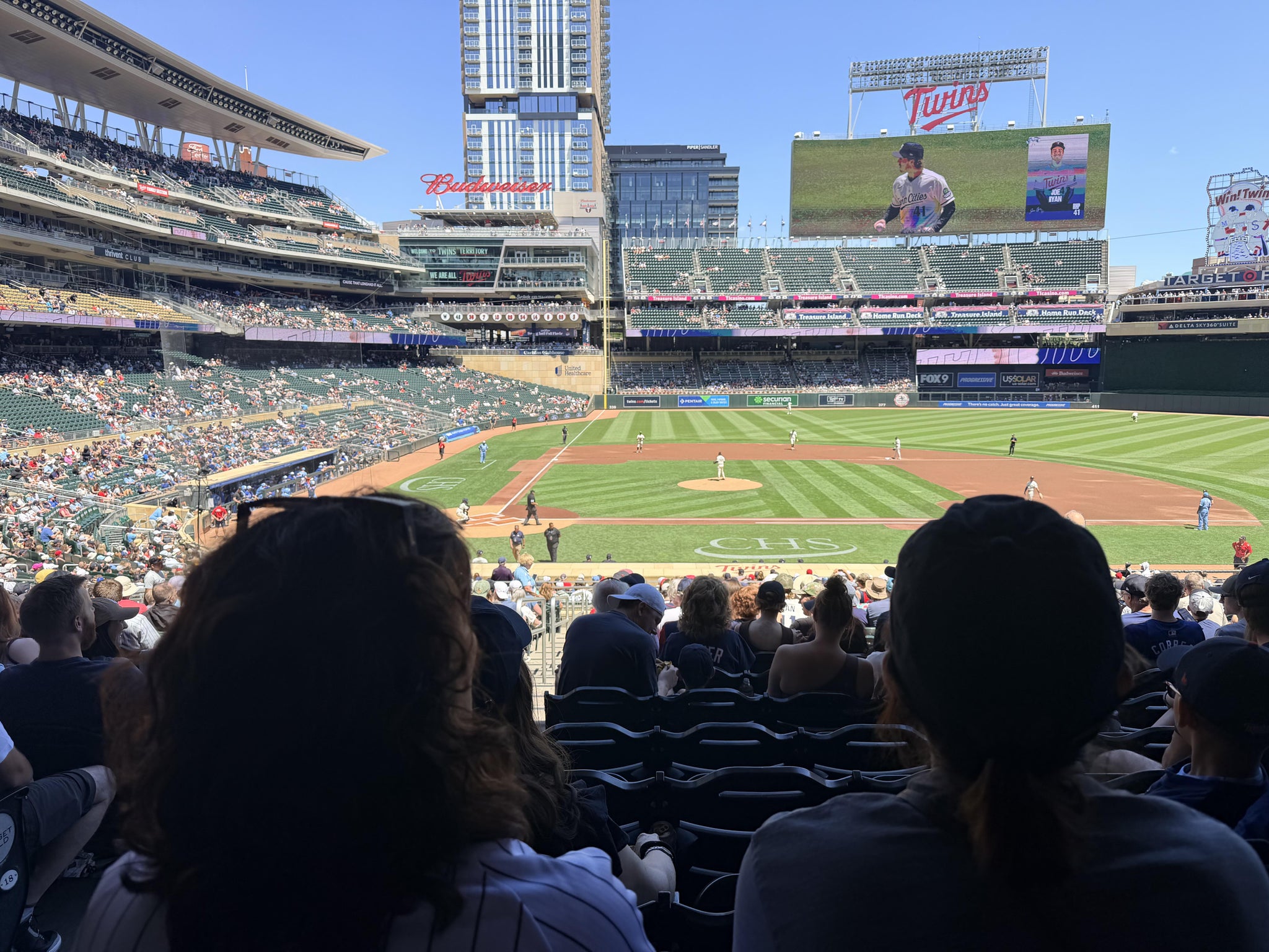 Real Fan View taken from Section 109 at Target Field by Alan S