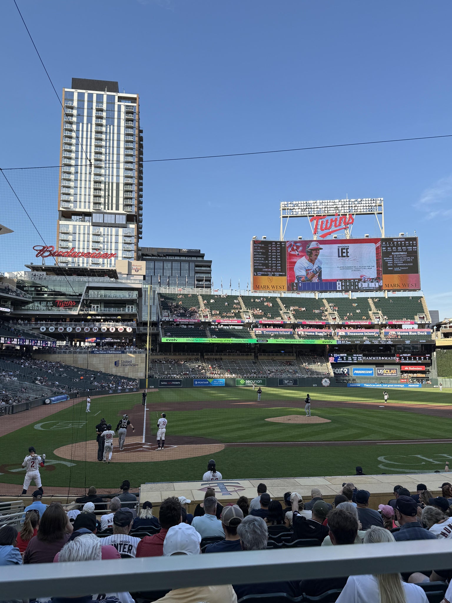Real Fan View taken from Section 110 at Target Field by Michael M