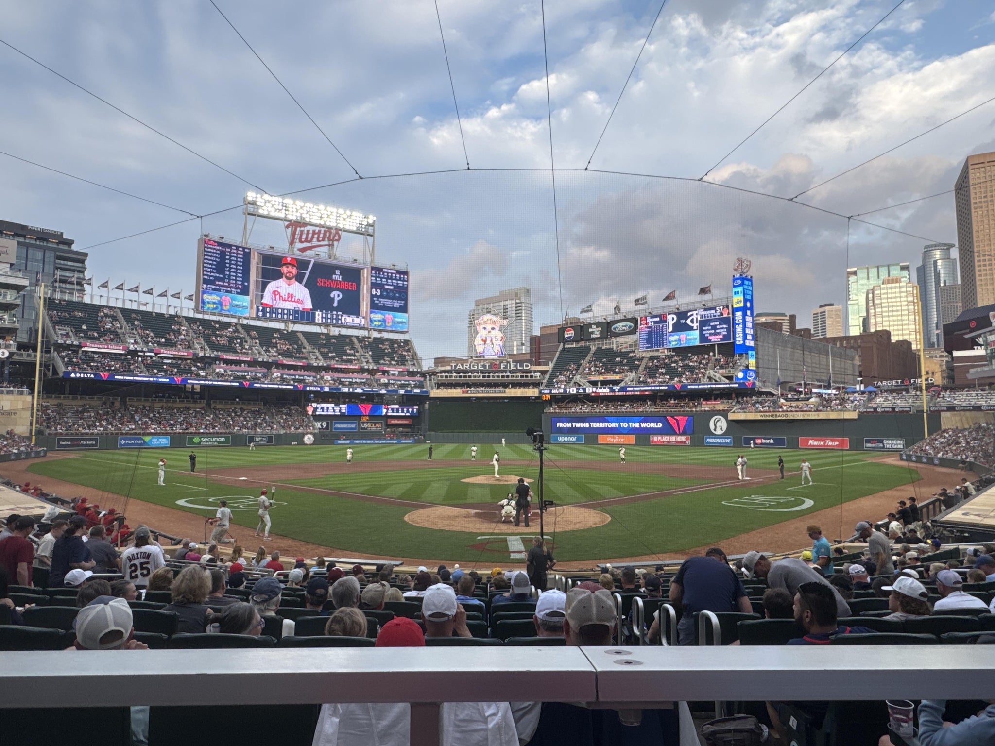 Real Fan View taken from Section 114 at Target Field by Patrick H