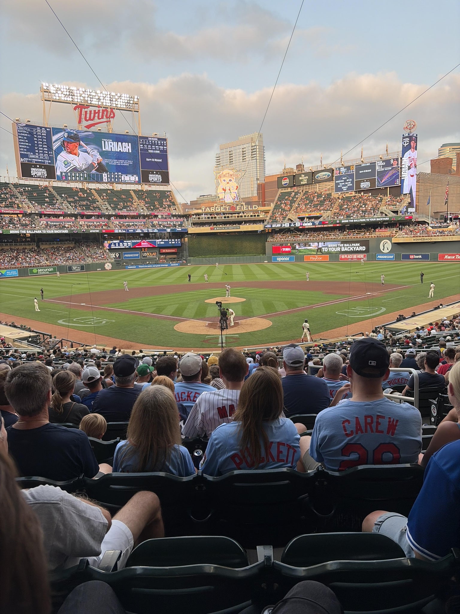 Real Fan View taken from Section 114 at Target Field by Robert W
