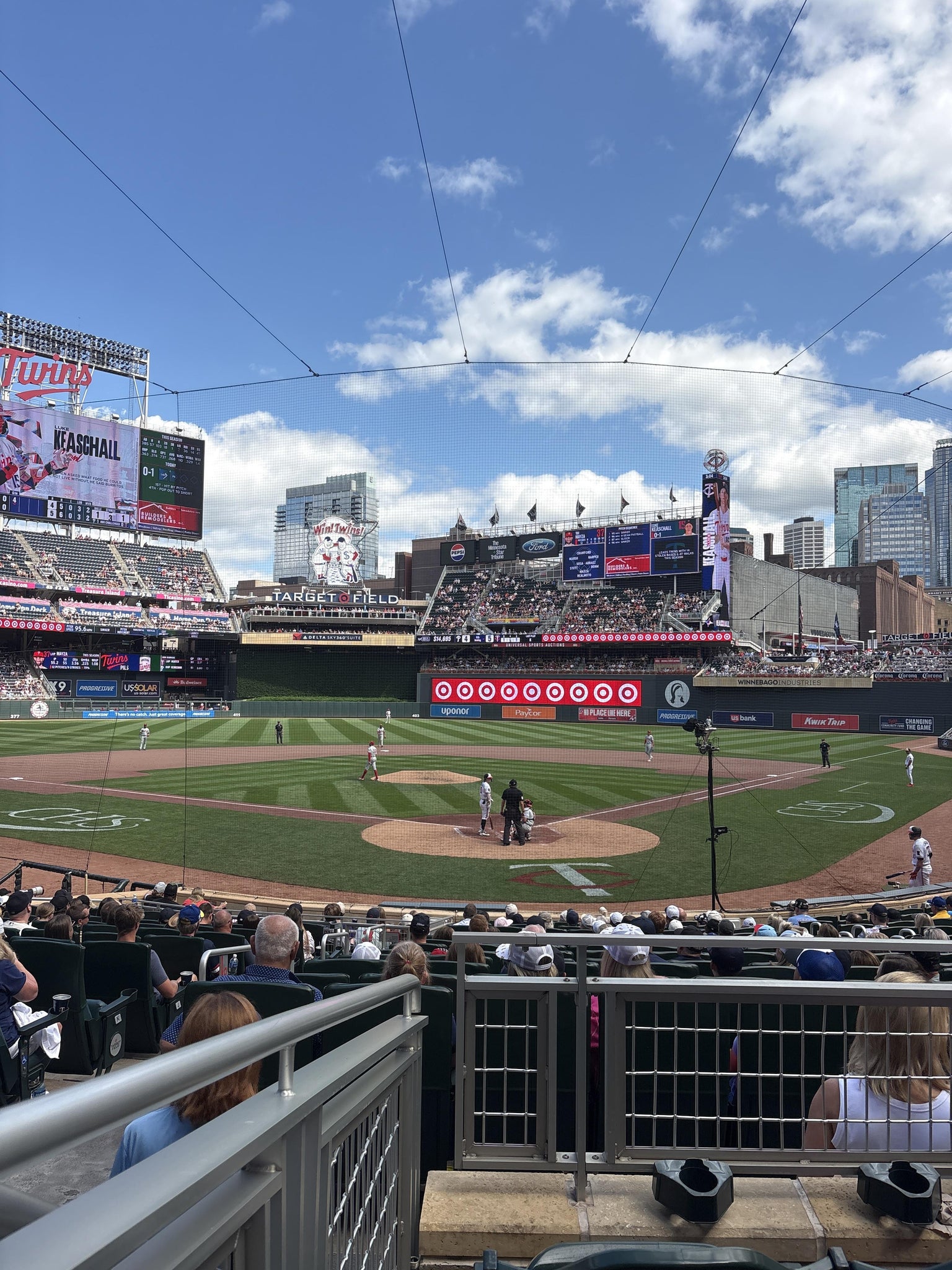 Real Fan View taken from Section 115 at Target Field by Kennedy B