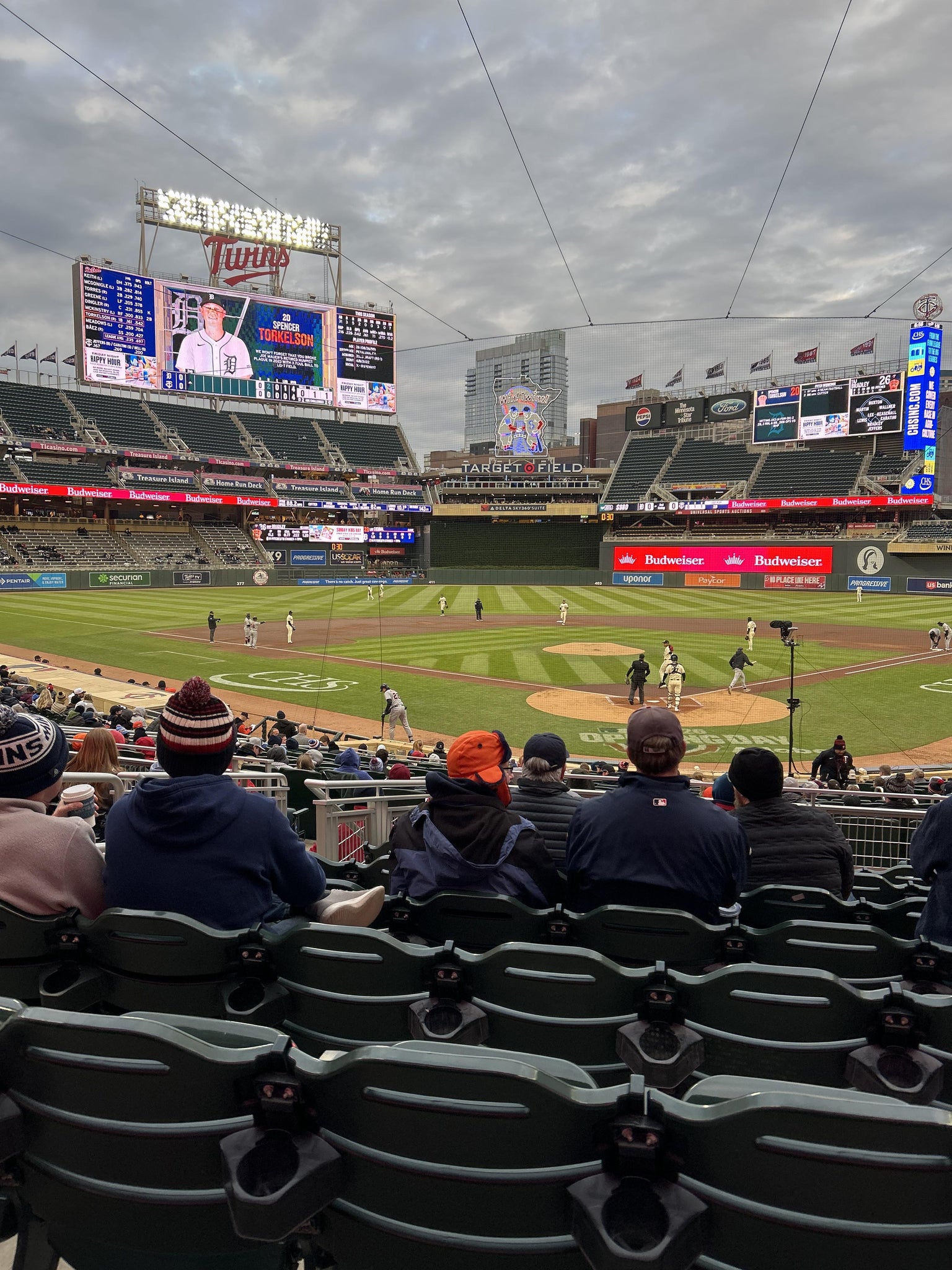 Real Fan View taken from Section 115 at Target Field by Candace C