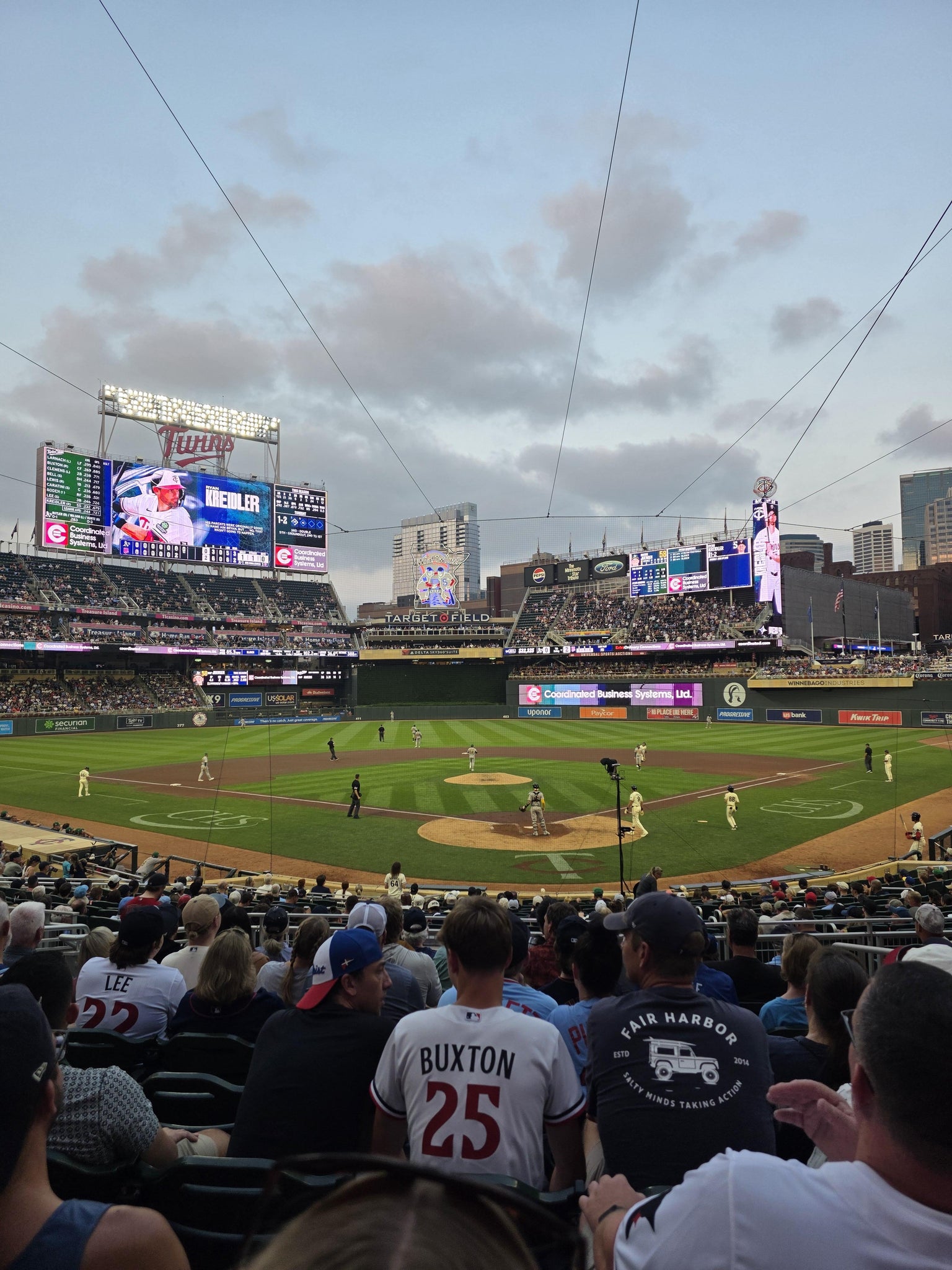 Real Fan View taken from Section 115 at Target Field by Michael G