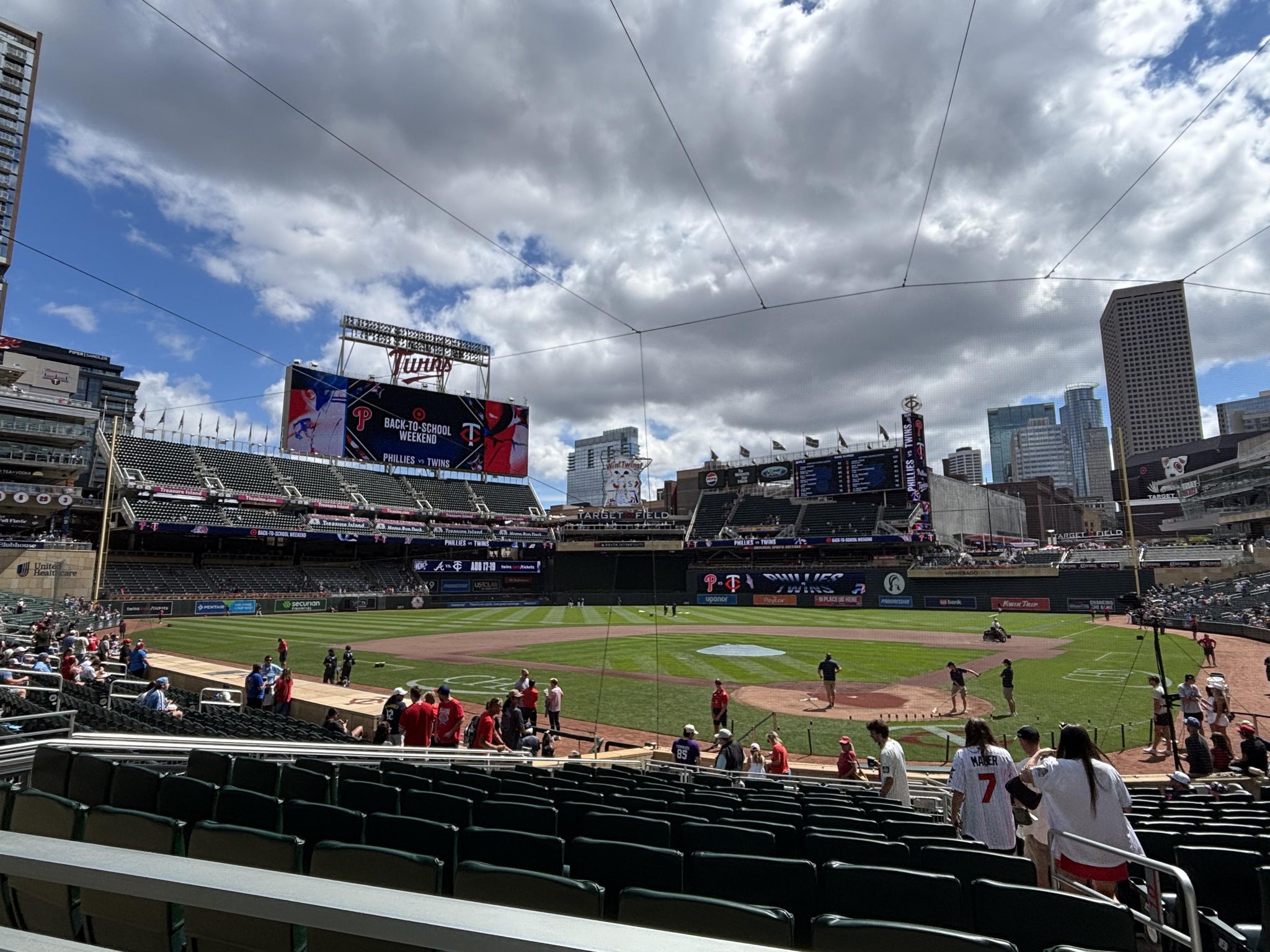 Real Fan View taken from Section 116 at Target Field by Blake T