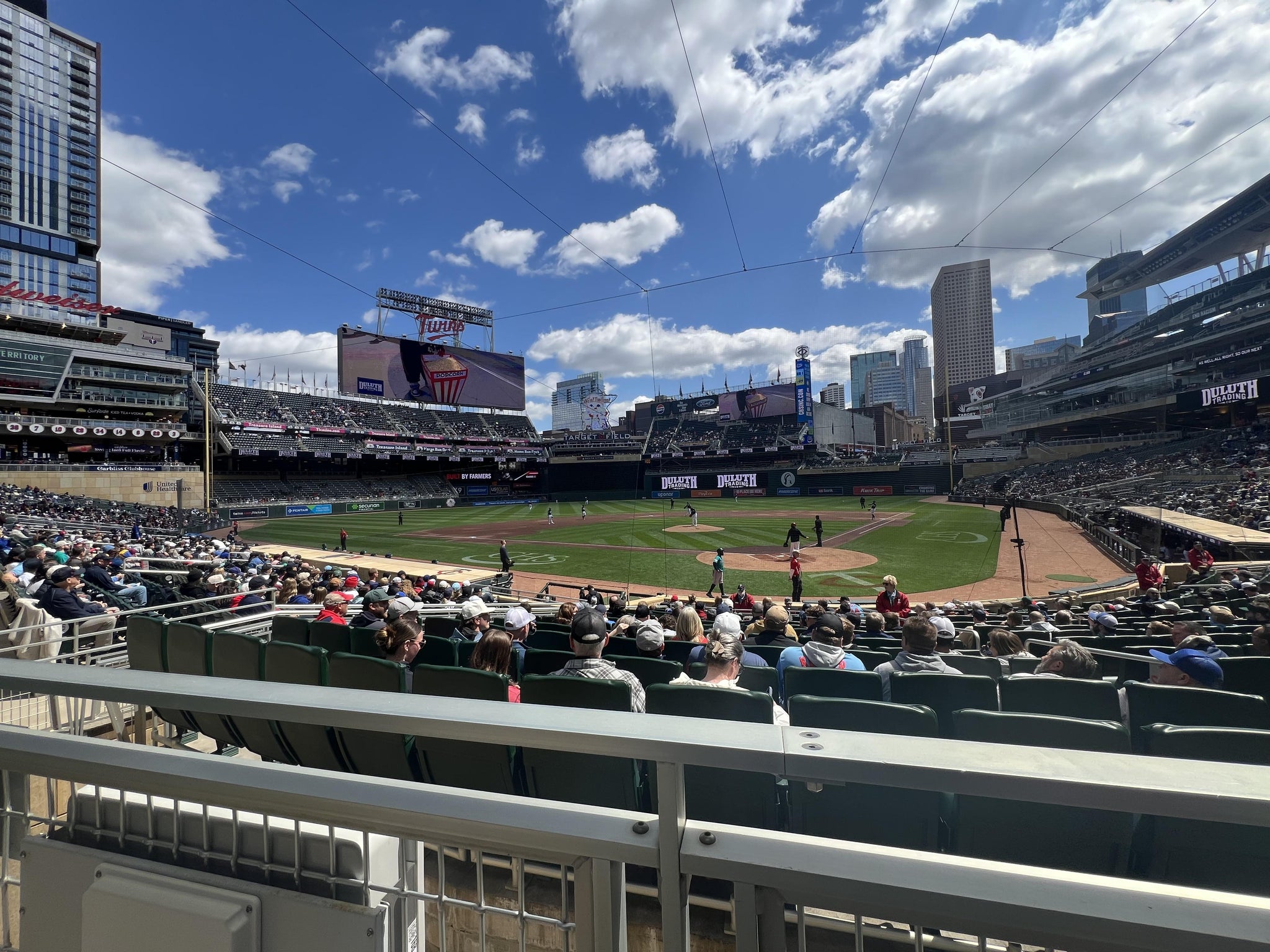 Real Fan View taken from Section 116 at Target Field by Rick H