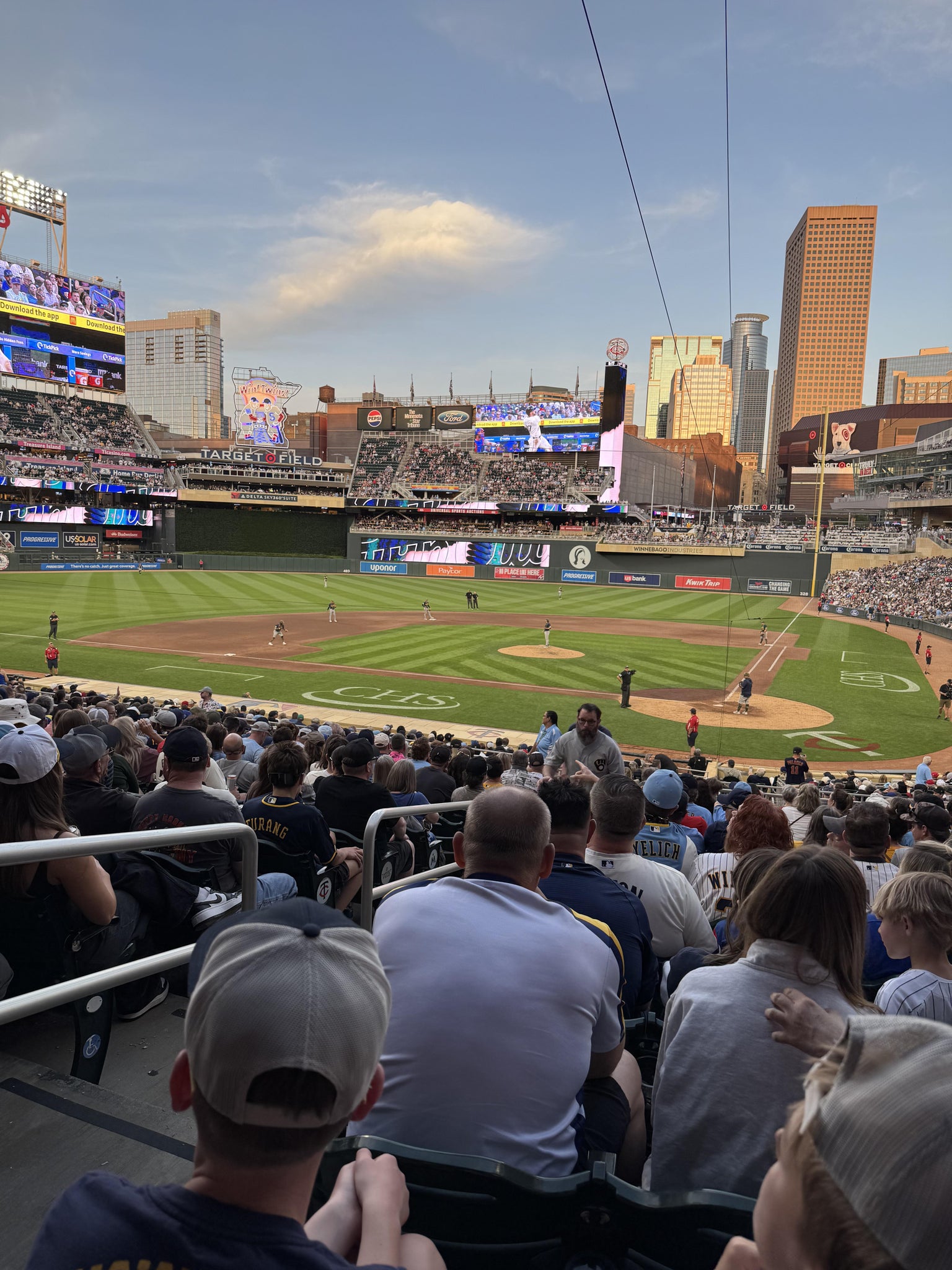 Real Fan View taken from Section 117 at Target Field by Sawyer I