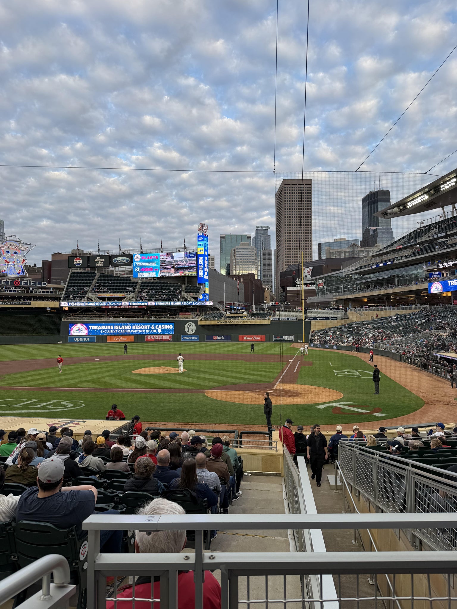 Real Fan View taken from Section 117 at Target Field by Mikayla V