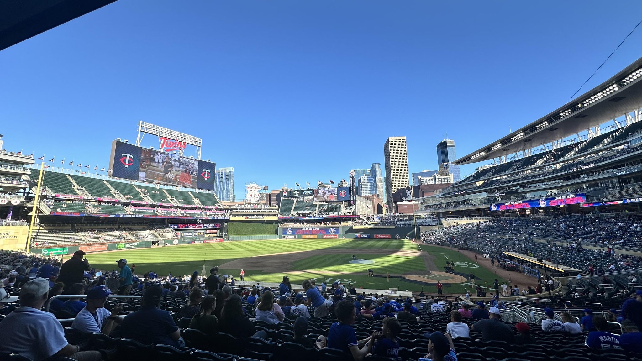 Real Fan View taken from Section 118 at Target Field by Joshua T