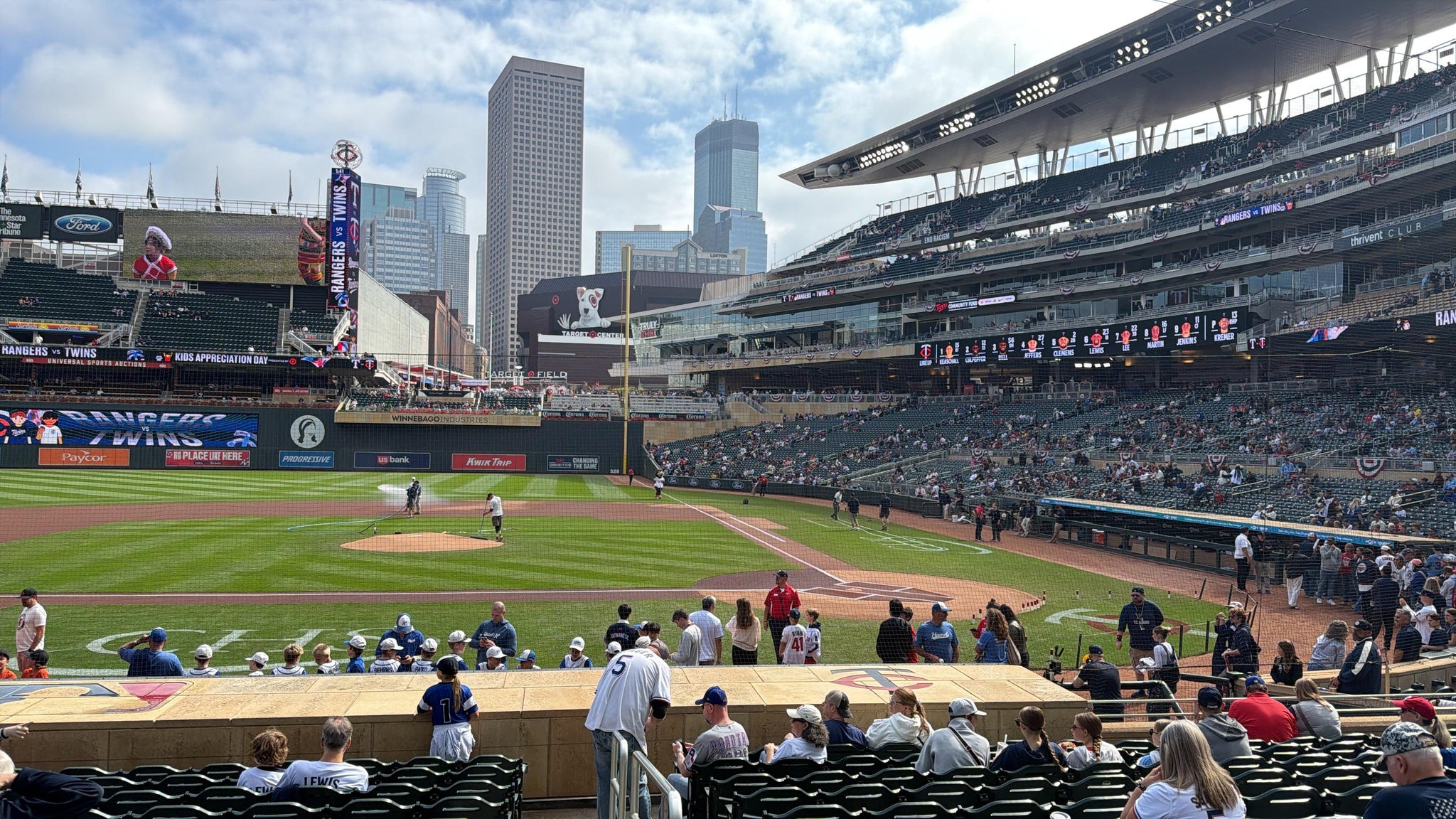 Real Fan View taken from Section 119 at Target Field by Ambrocio O