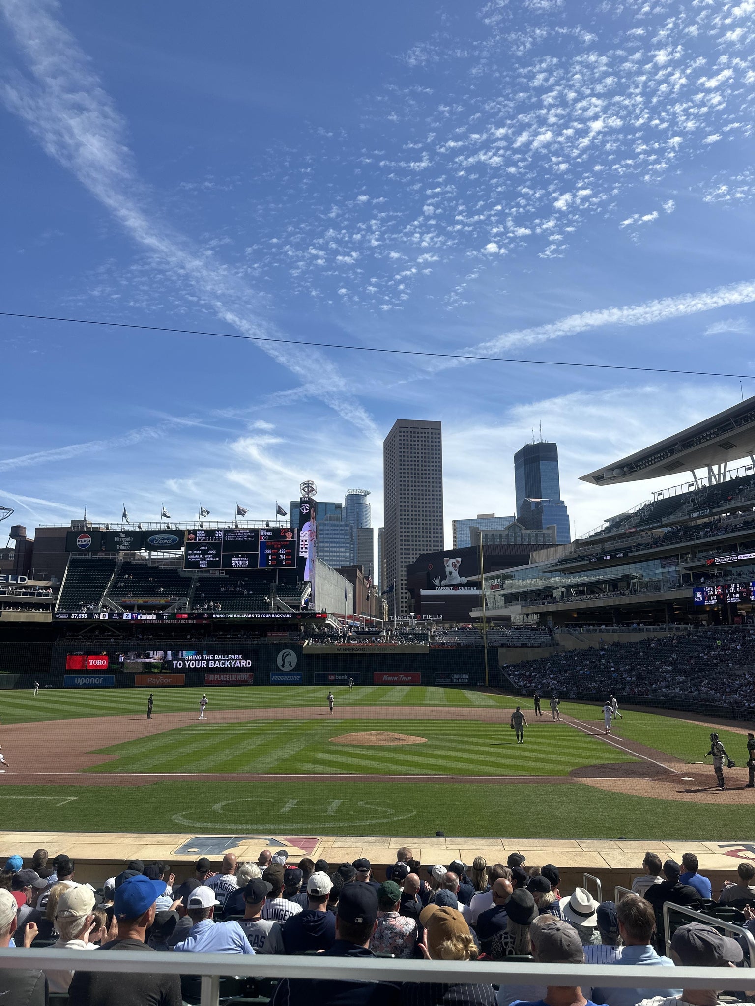 Real Fan View taken from Section 119 at Target Field by William B