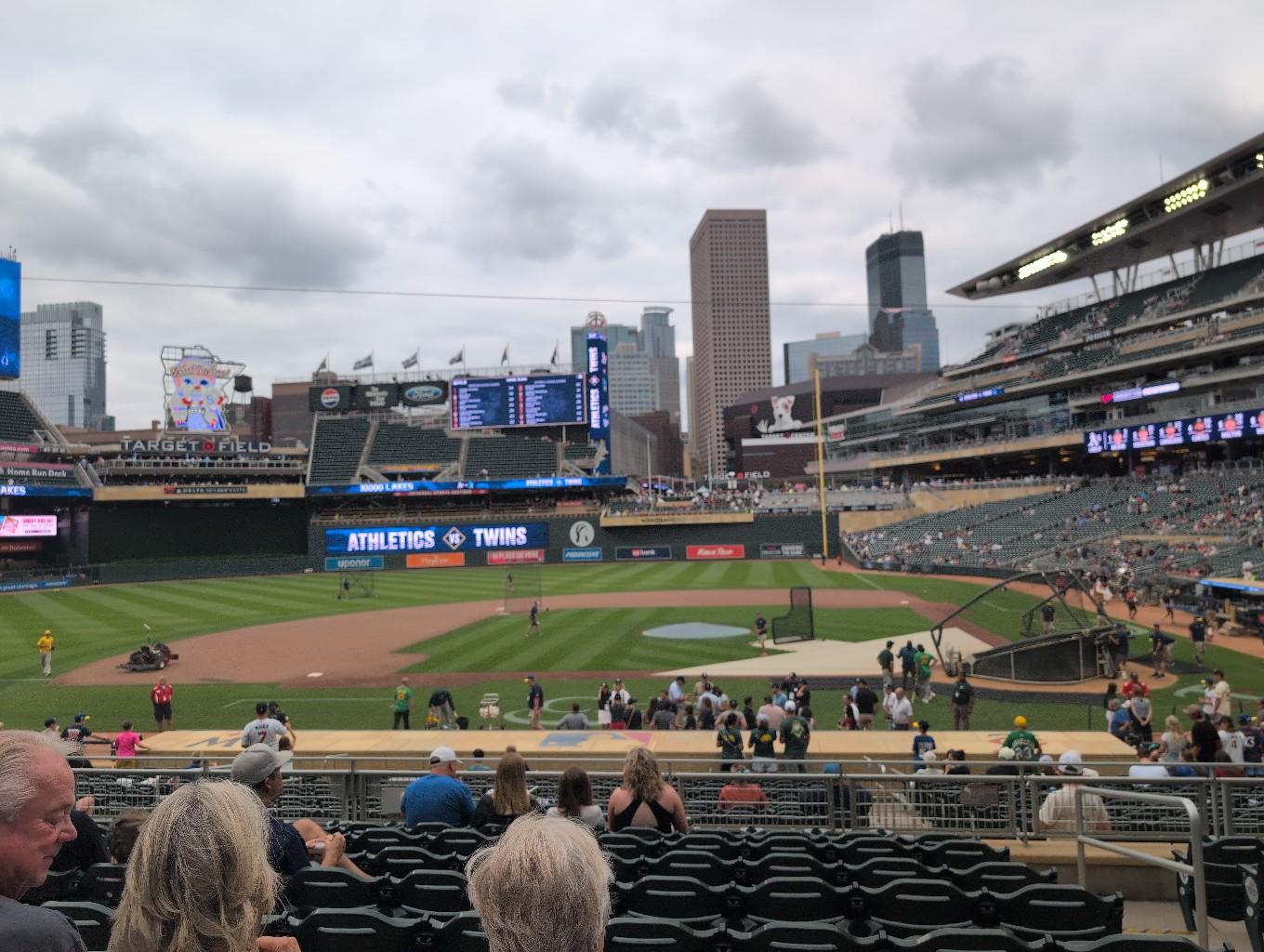 Real Fan View taken from Section 119 at Target Field by Adam D