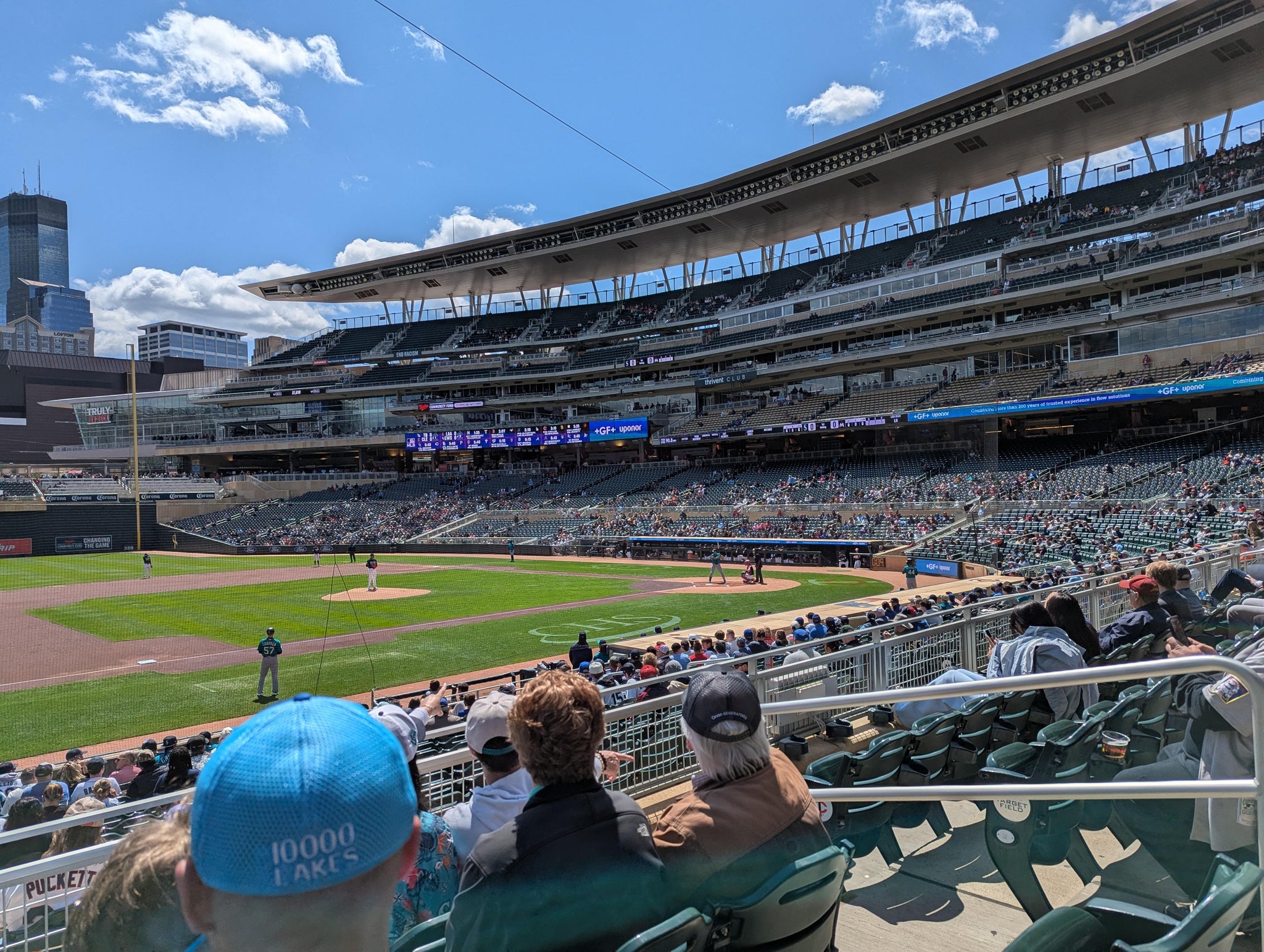 Real Fan View taken from Section 121 at Target Field by Darrin L