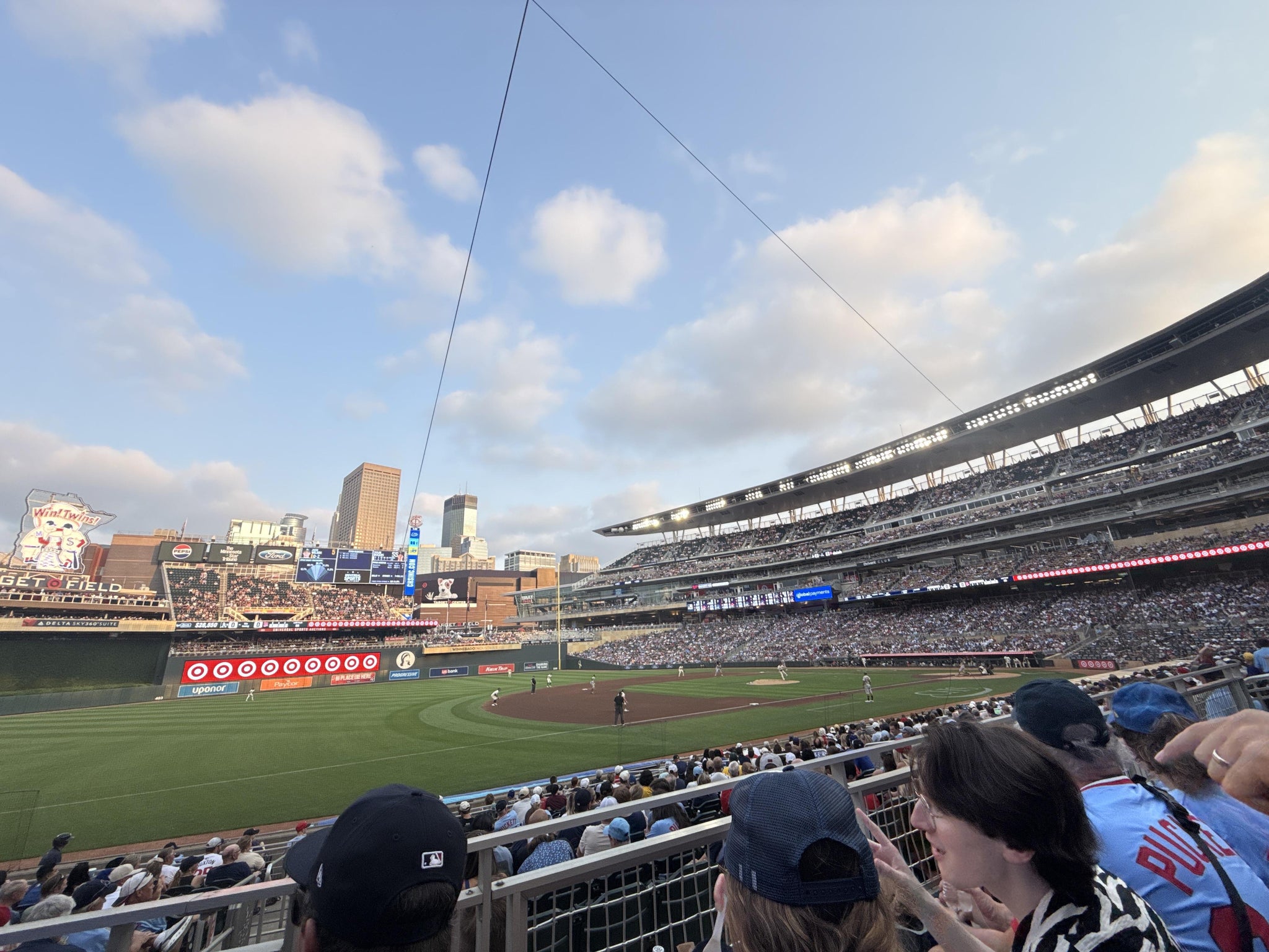 Real Fan View taken from Section 122 at Target Field by Elizabeth B