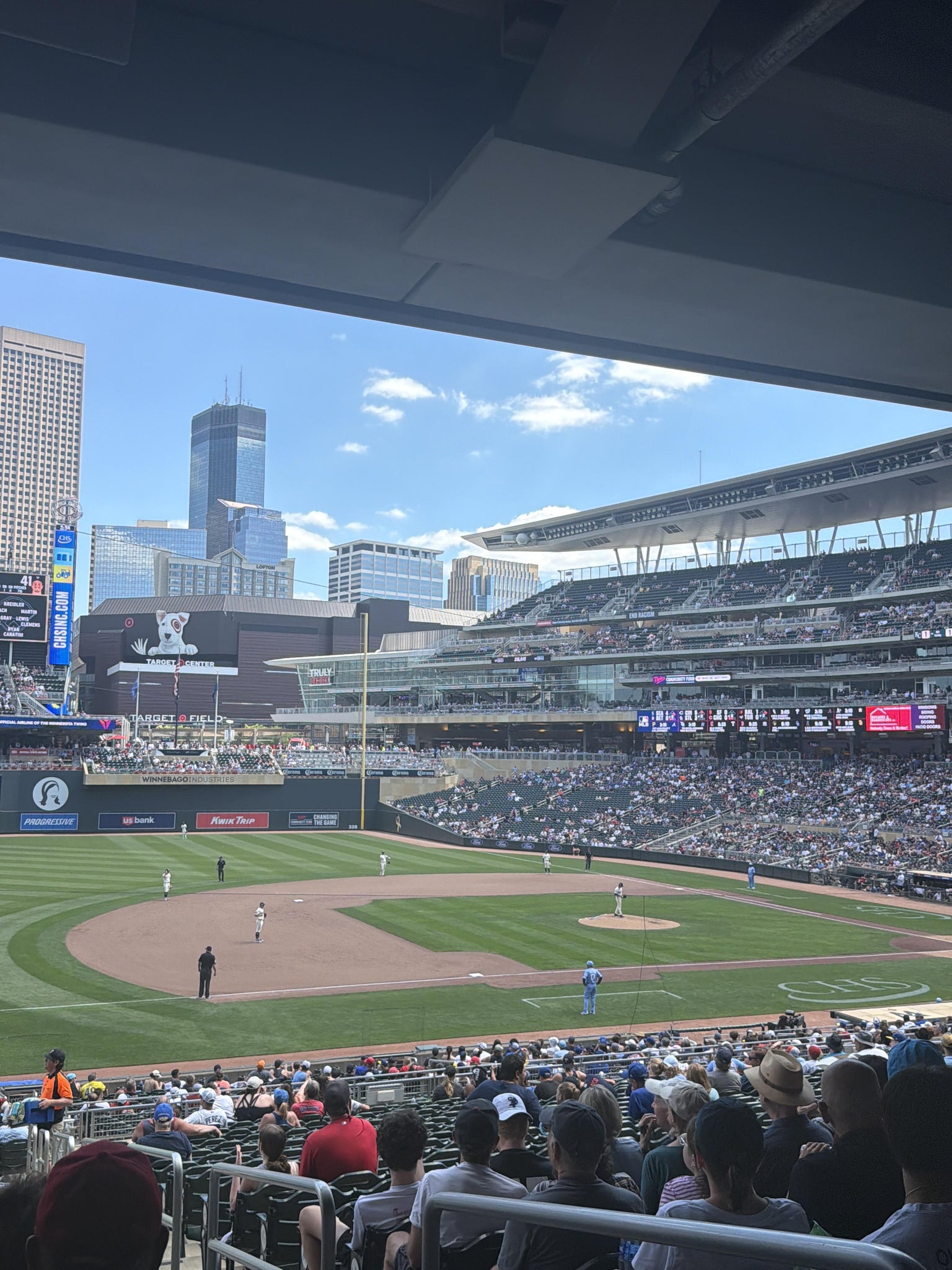 Real Fan View taken from Section 122 at Target Field by Nancy M