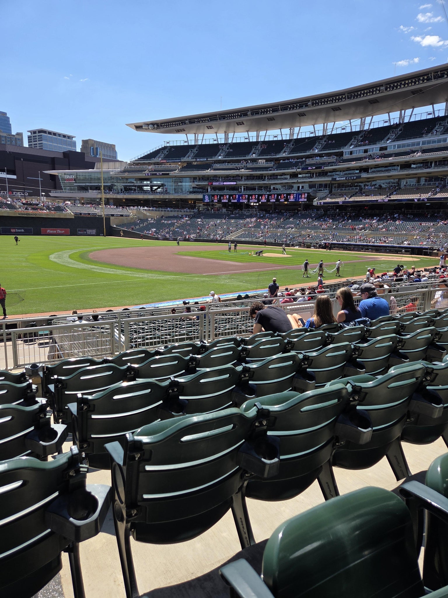 Real Fan View taken from Section 123 at Target Field by Jessica H