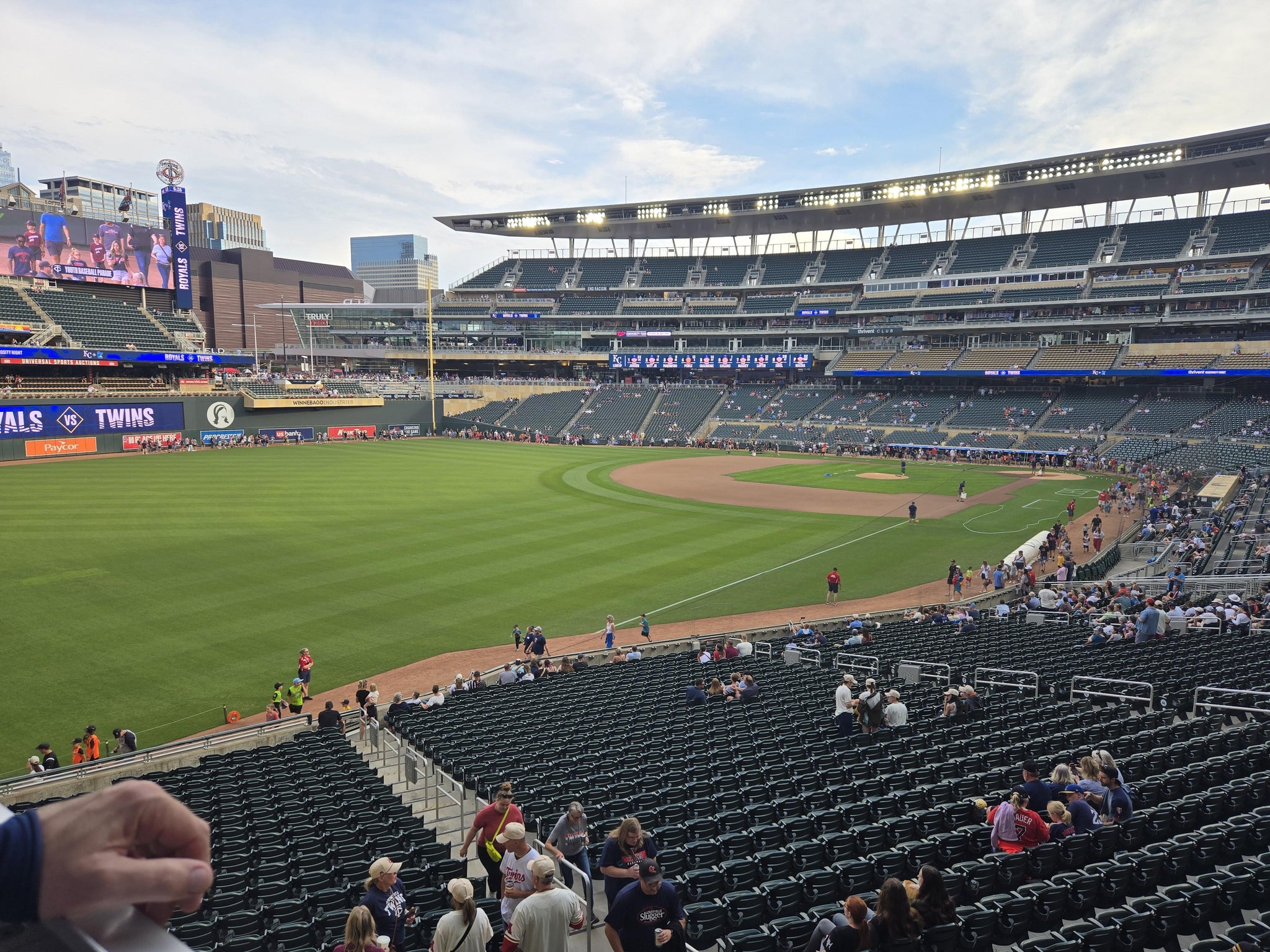 Real Fan View taken from Section 124 at Target Field by Patricia O