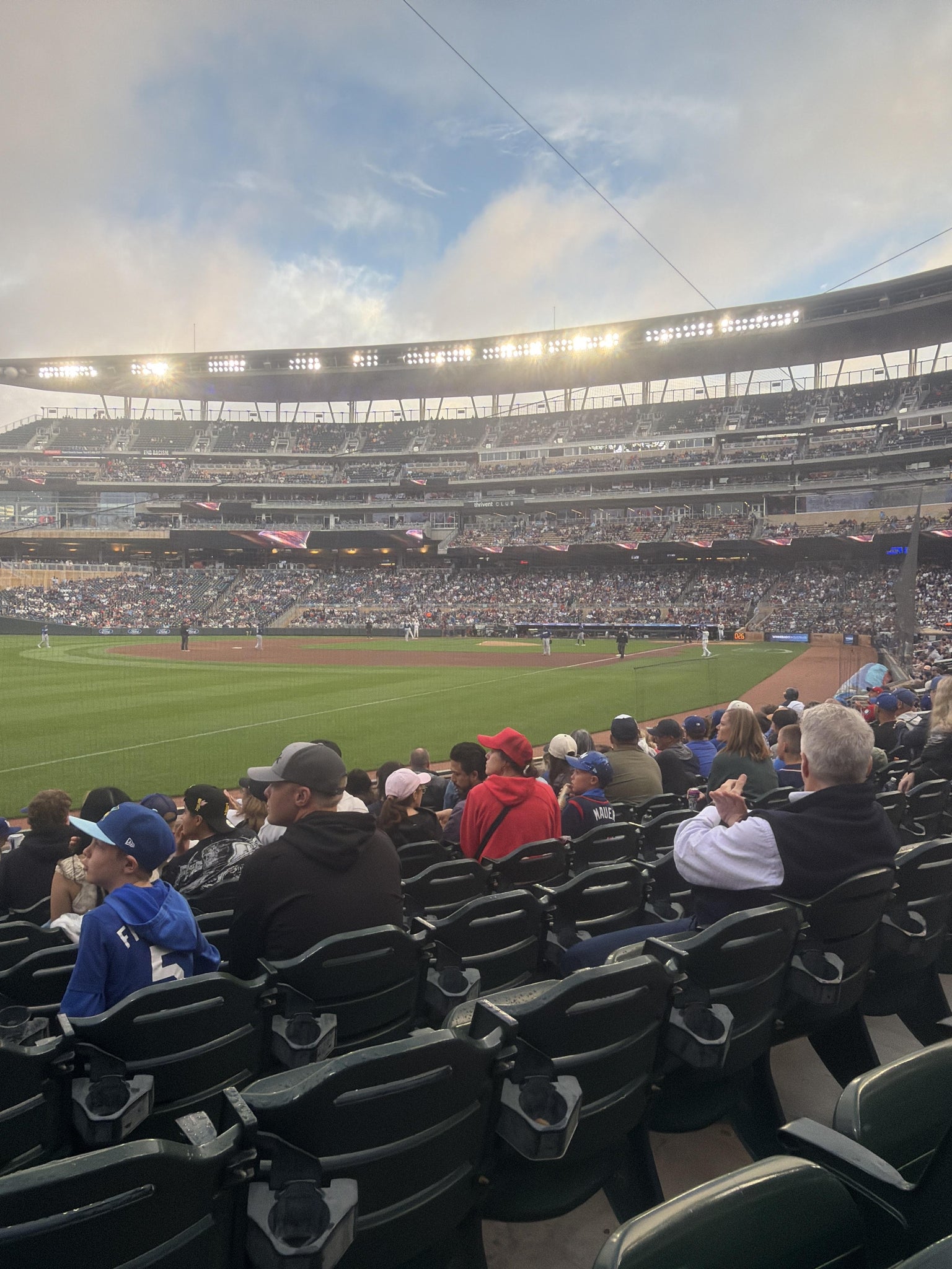 Real Fan View taken from Section 125 at Target Field by Caleb V