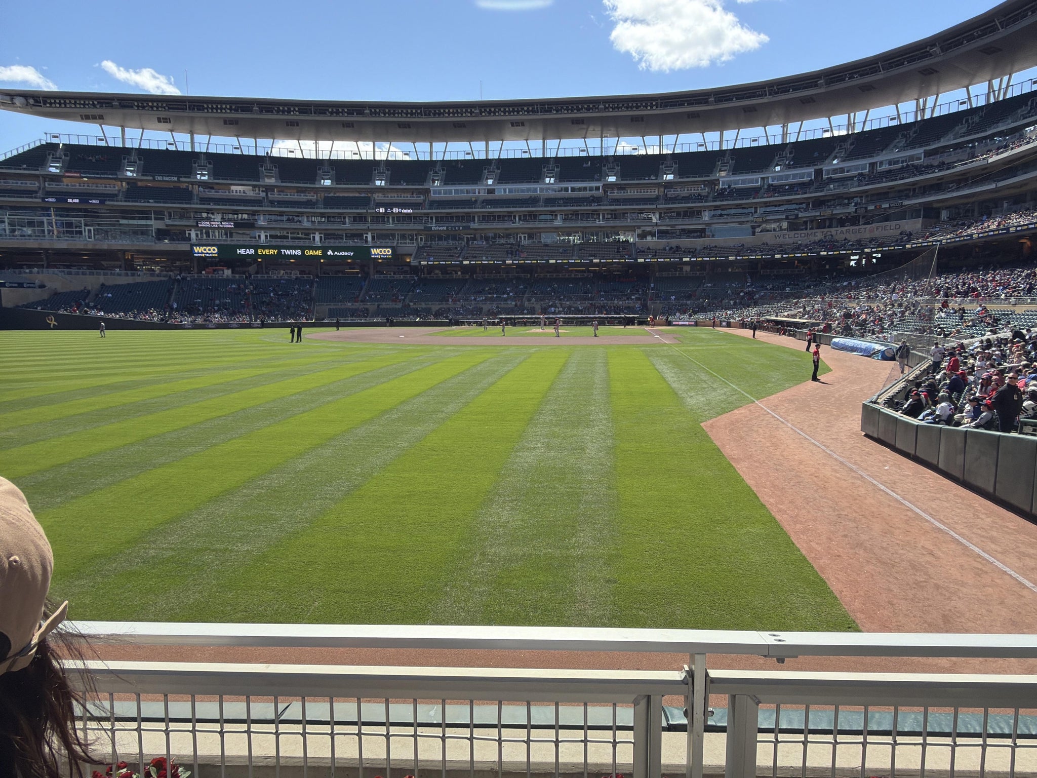 Real Fan View taken from Section 128 at Target Field by Thomas H