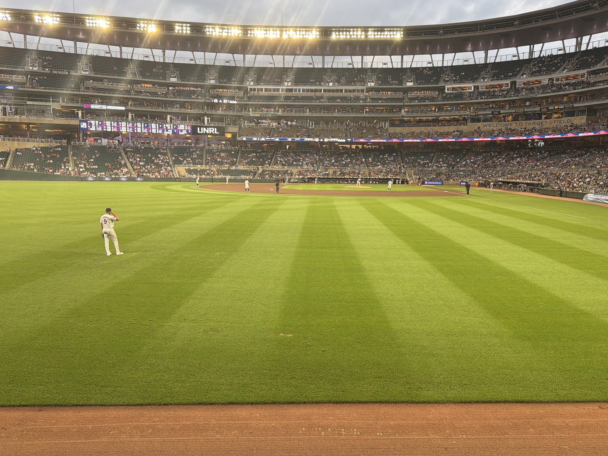 Real Fan View taken from Section 129 at Target Field by Dan S