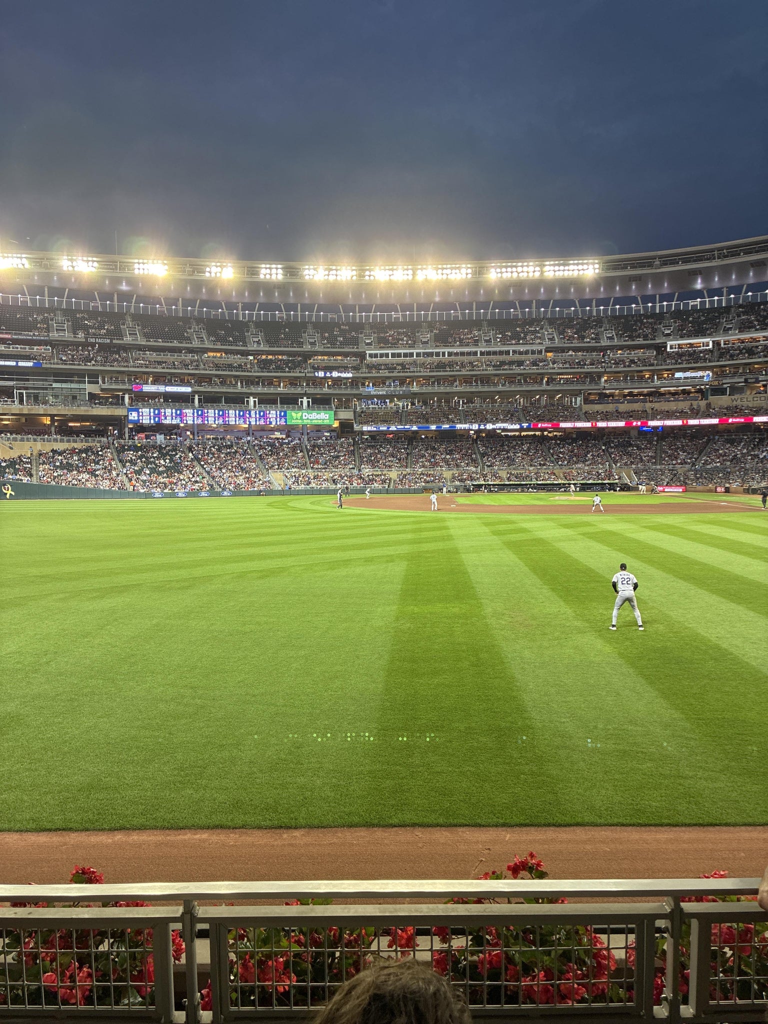 Real Fan View taken from Section 129 at Target Field by Michael S