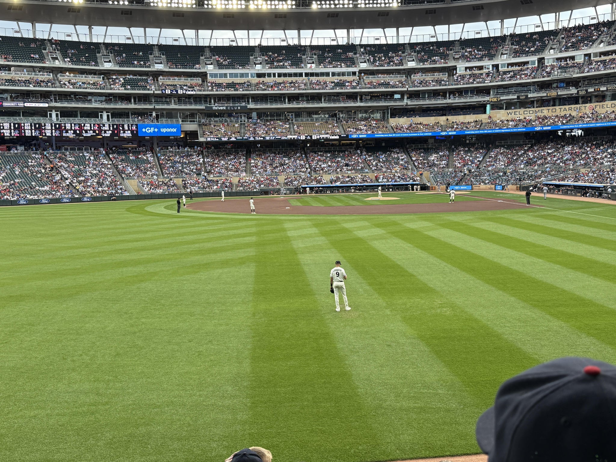 Real Fan View taken from Section 129 at Target Field by William B