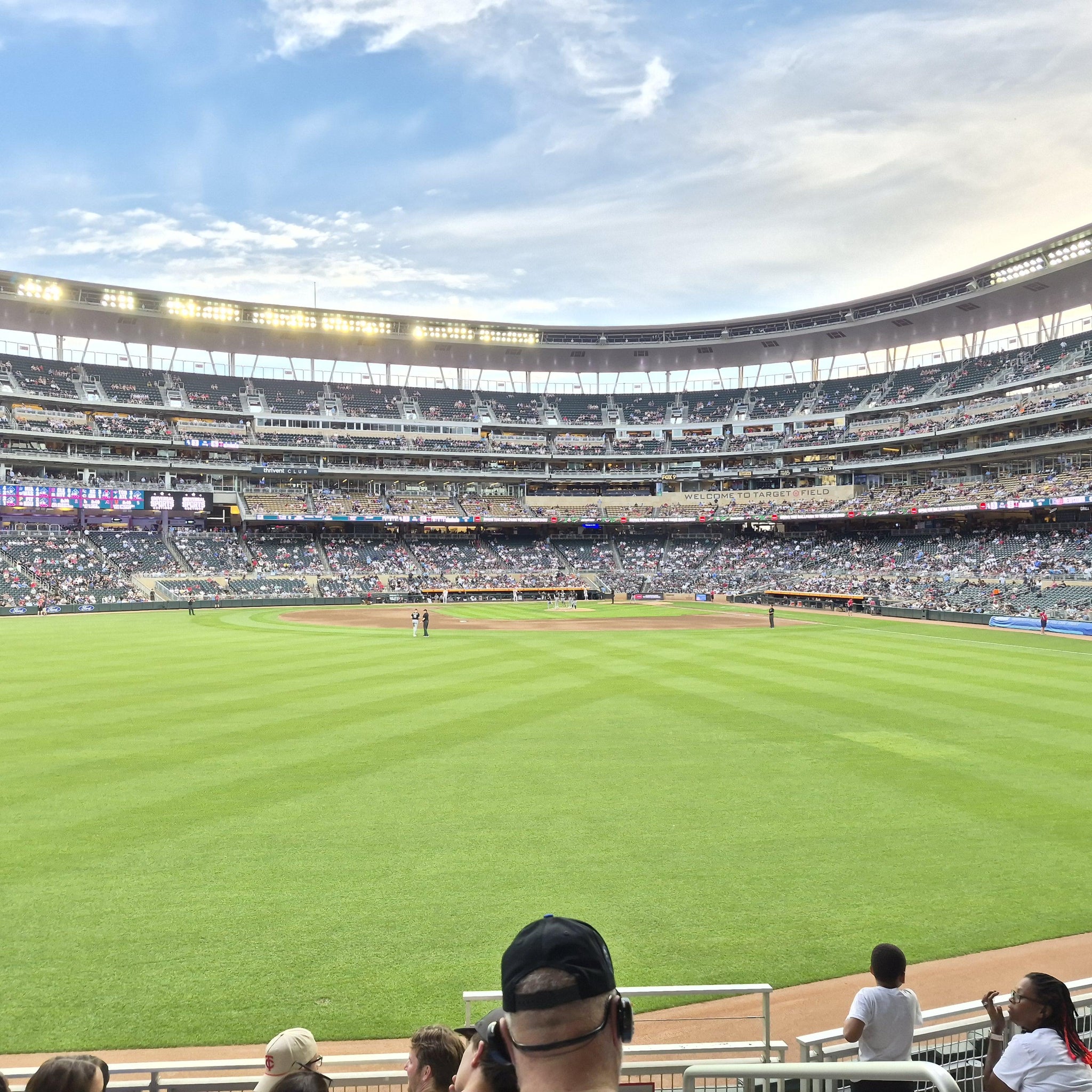 Real Fan View taken from Section 130 at Target Field by Mrmf B
