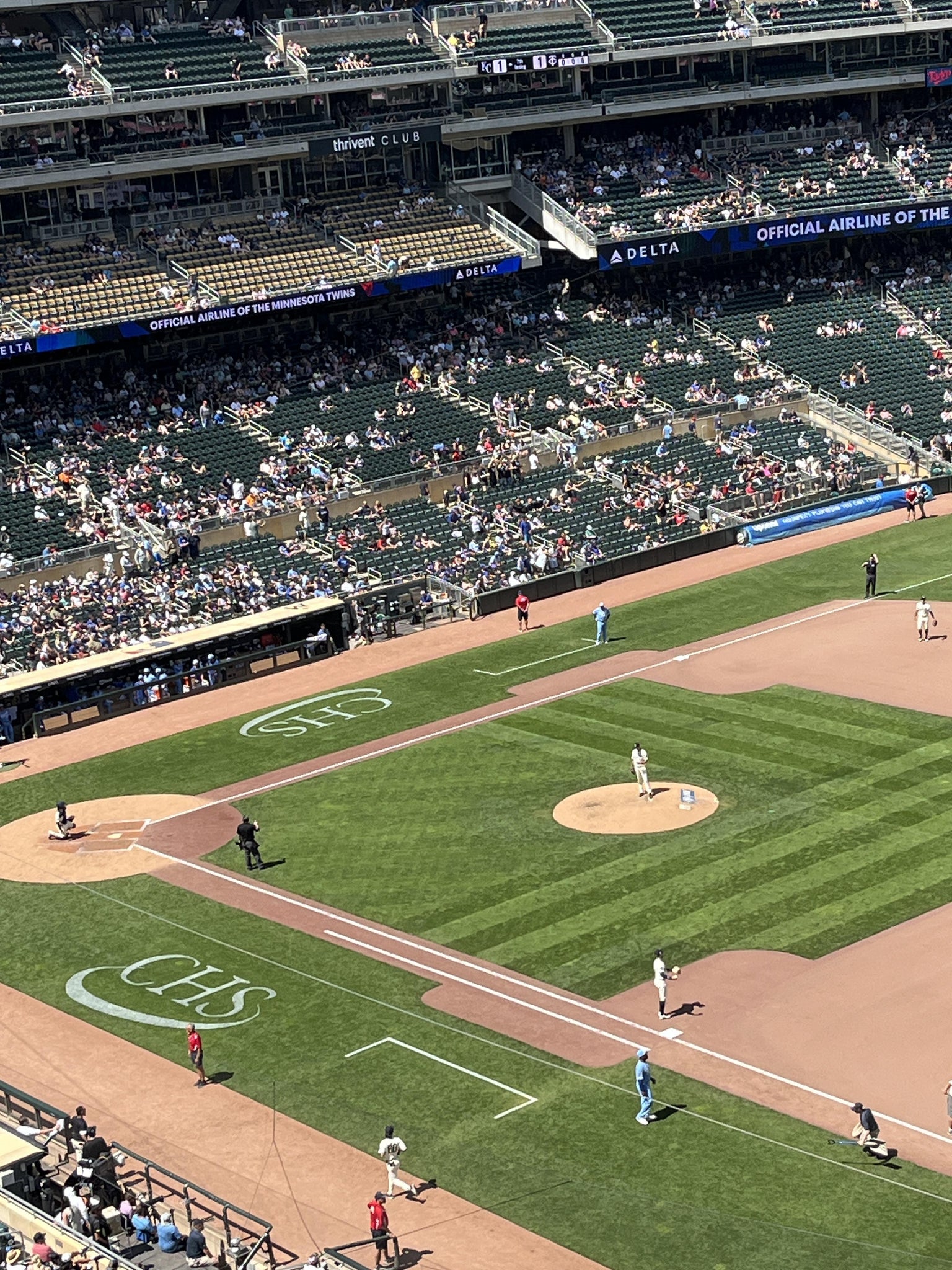 Real Fan View taken from Section 205 at Target Field by Thomas T
