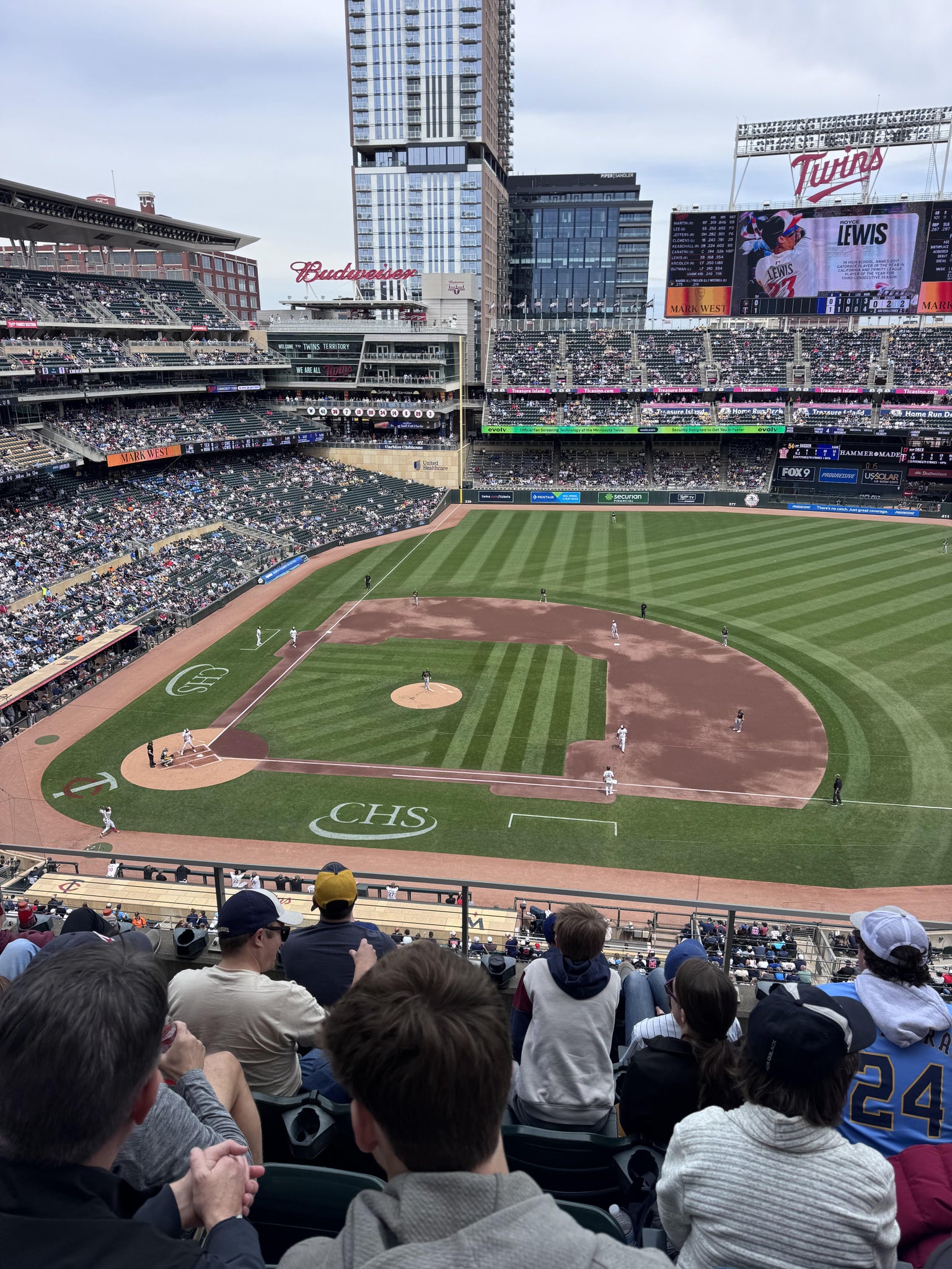 Real Fan View taken from Section 209 at Target Field by Tana R