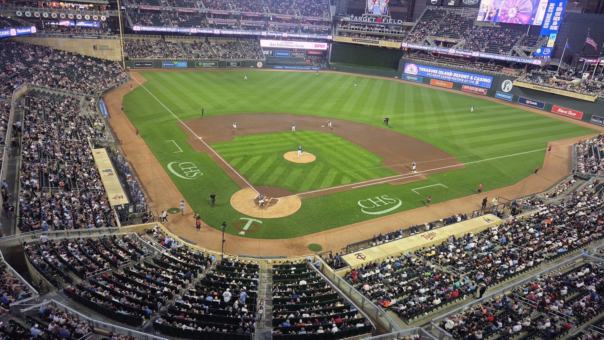 Real Fan View taken from Section 213 at Target Field by Ryan V