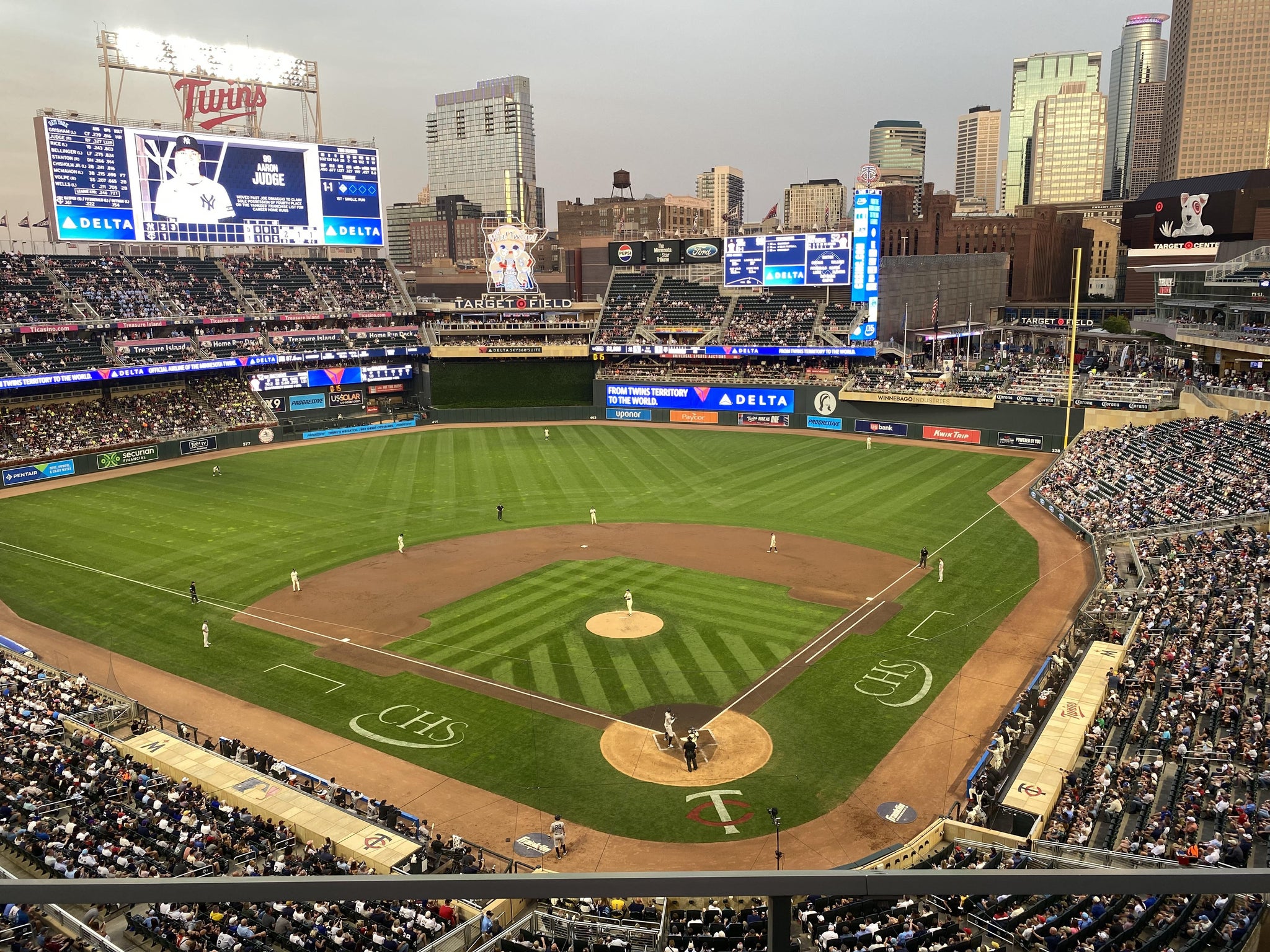 Real Fan View taken from Section 216 at Target Field by Sarah T