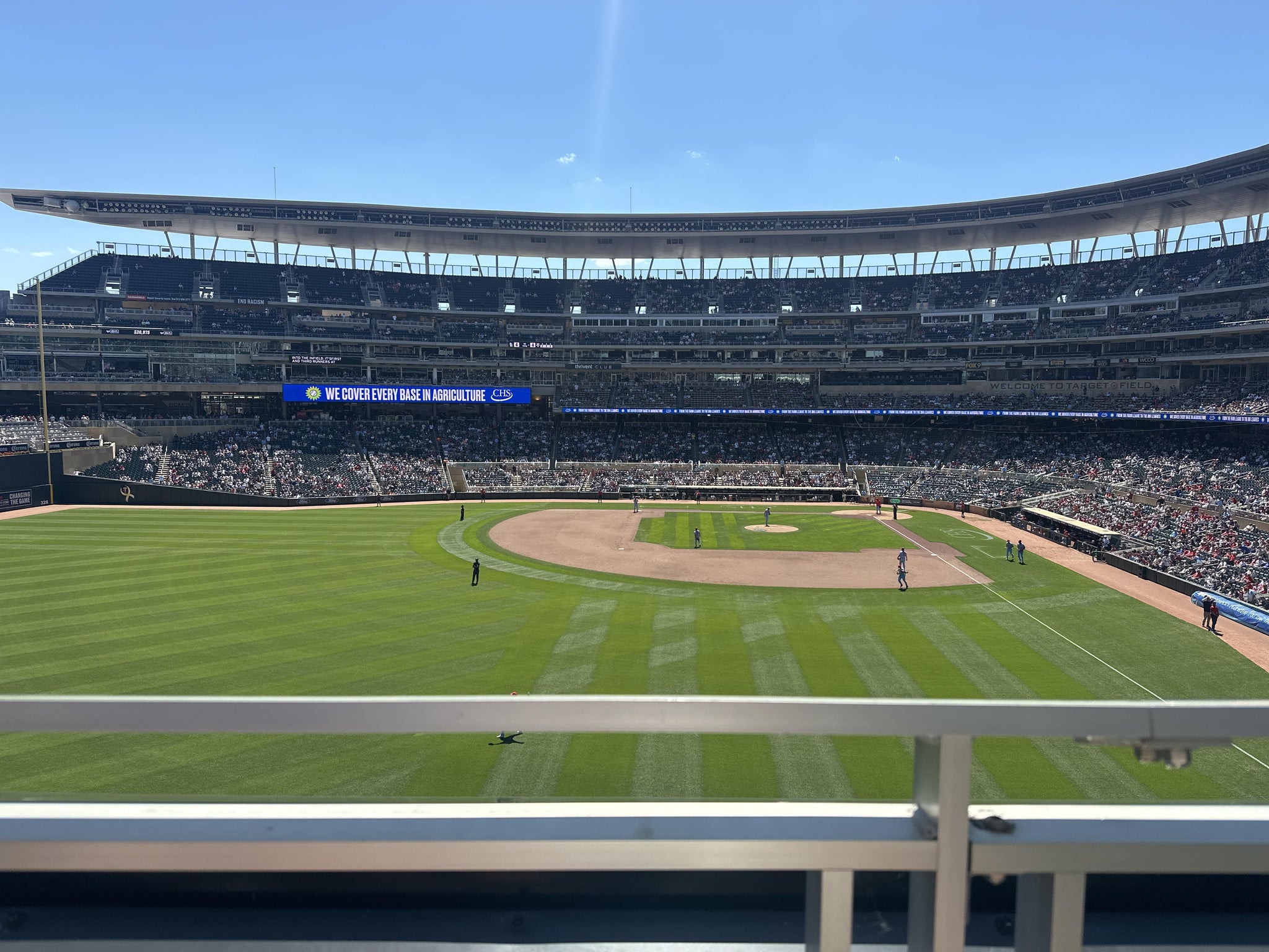 Real Fan View taken from Section 230 at Target Field by David P