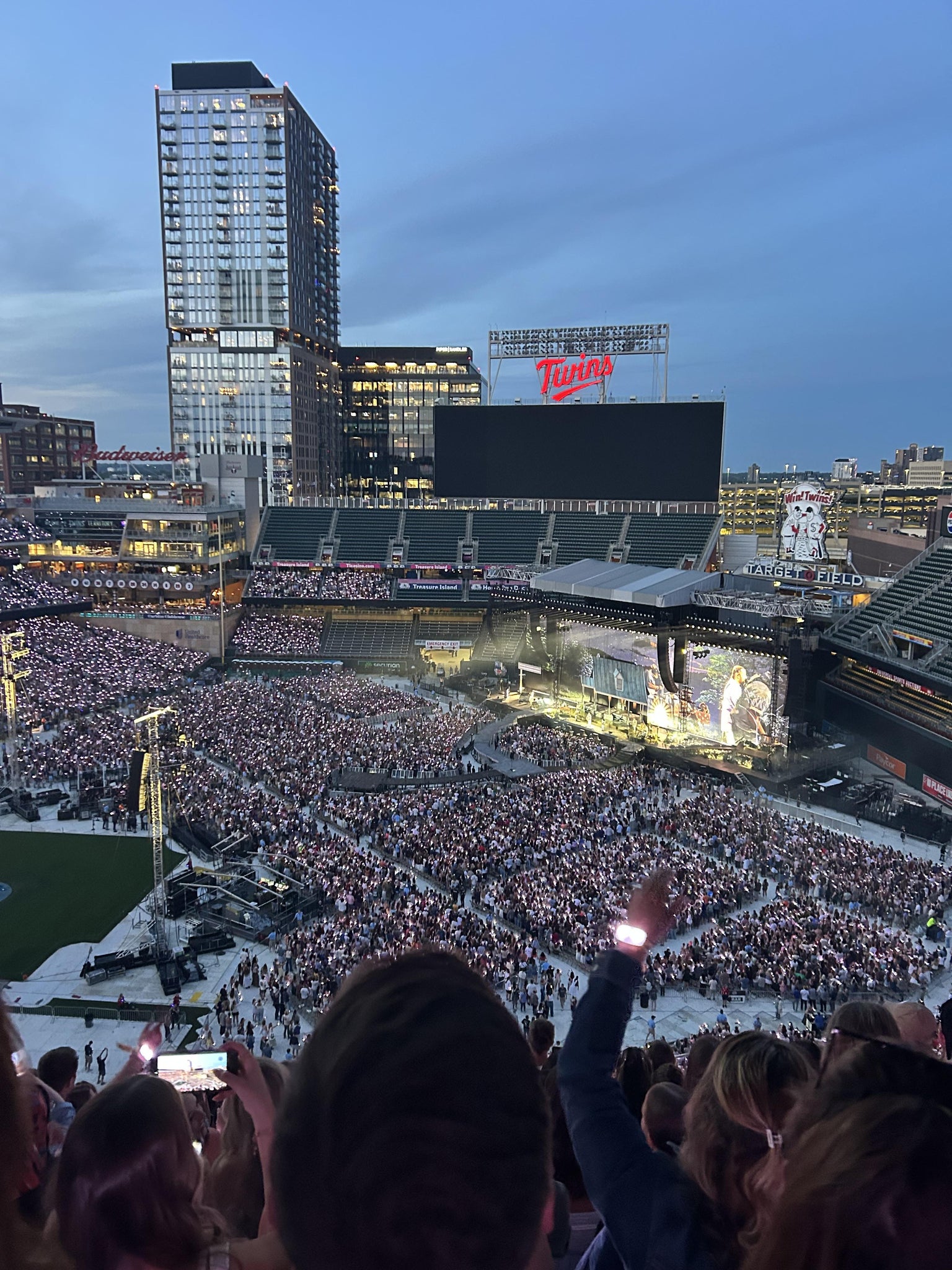 Real Fan View taken from Section 306 at Target Field by Tegan B