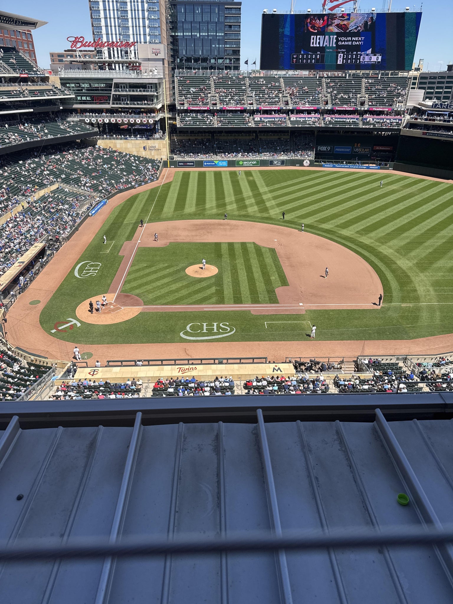 Real Fan View taken from Section 310 at Target Field by Jeremy M