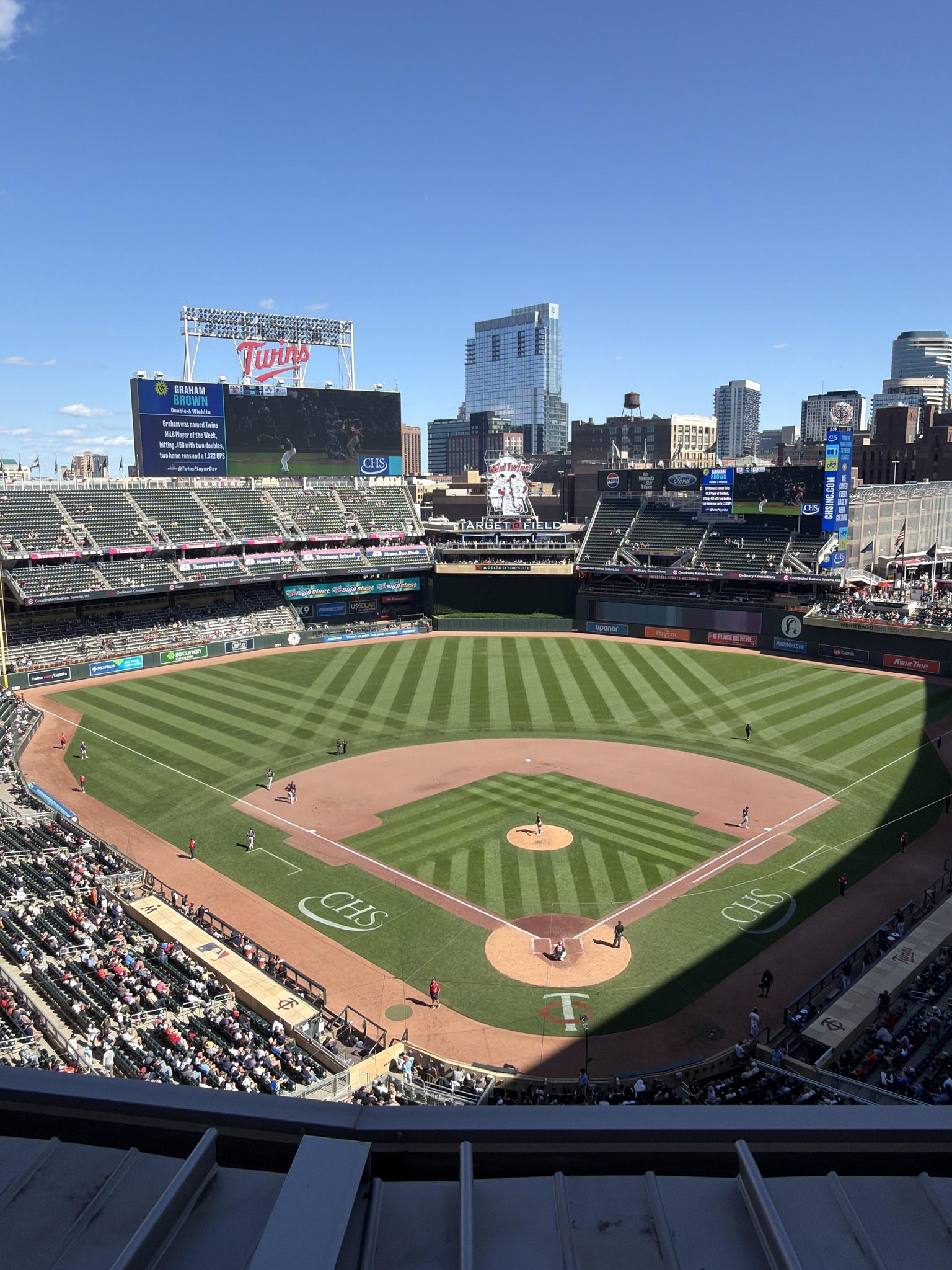 Real Fan View taken from Section 315 at Target Field by Mackenzie W