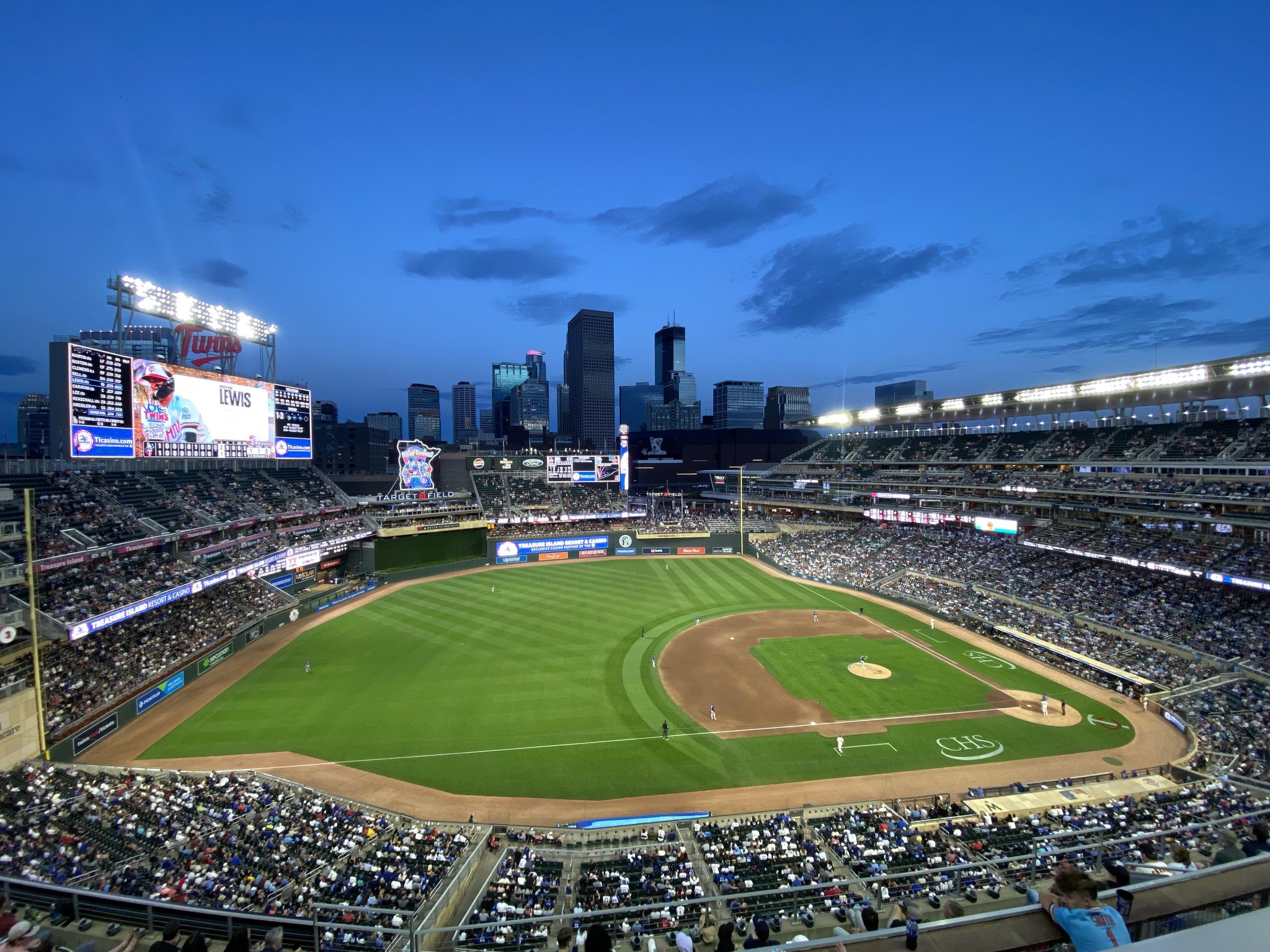 Real Fan View taken from Section 323 at Target Field by Gary H