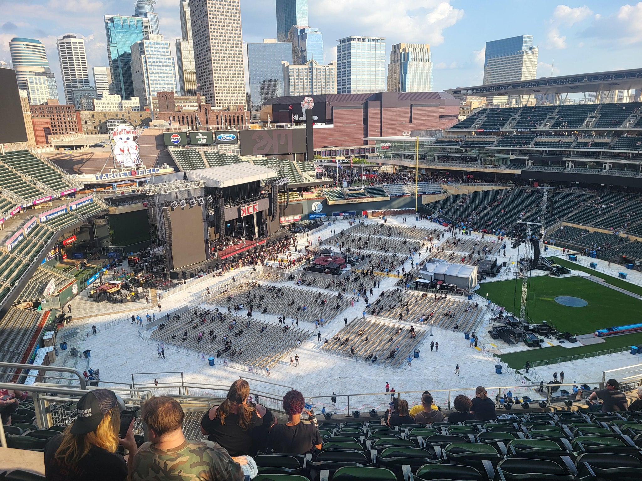 Real Fan View taken from Section 325 at Target Field by Sarah R