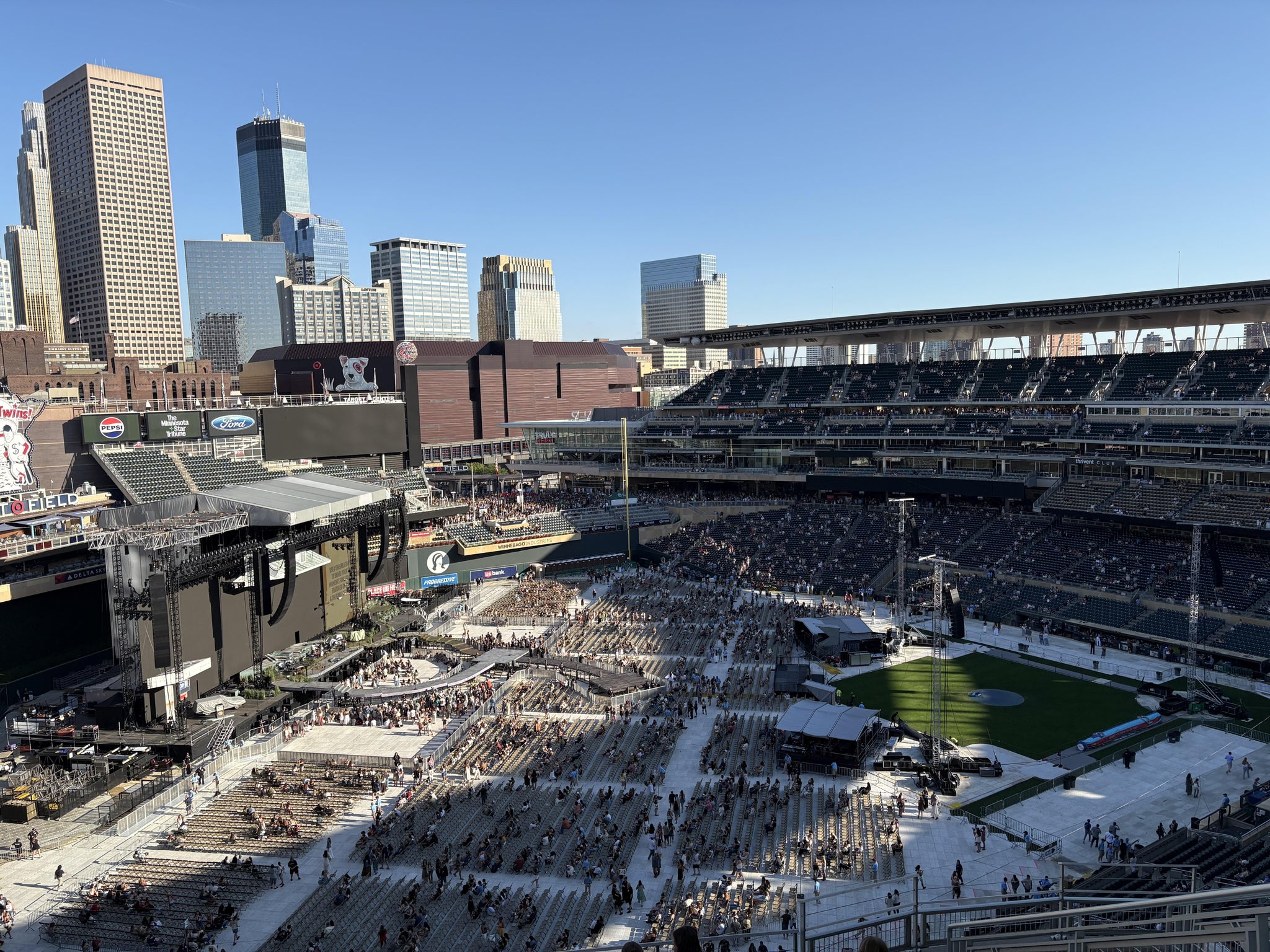 Real Fan View taken from Section 327 at Target Field by Kathleen lemmon L