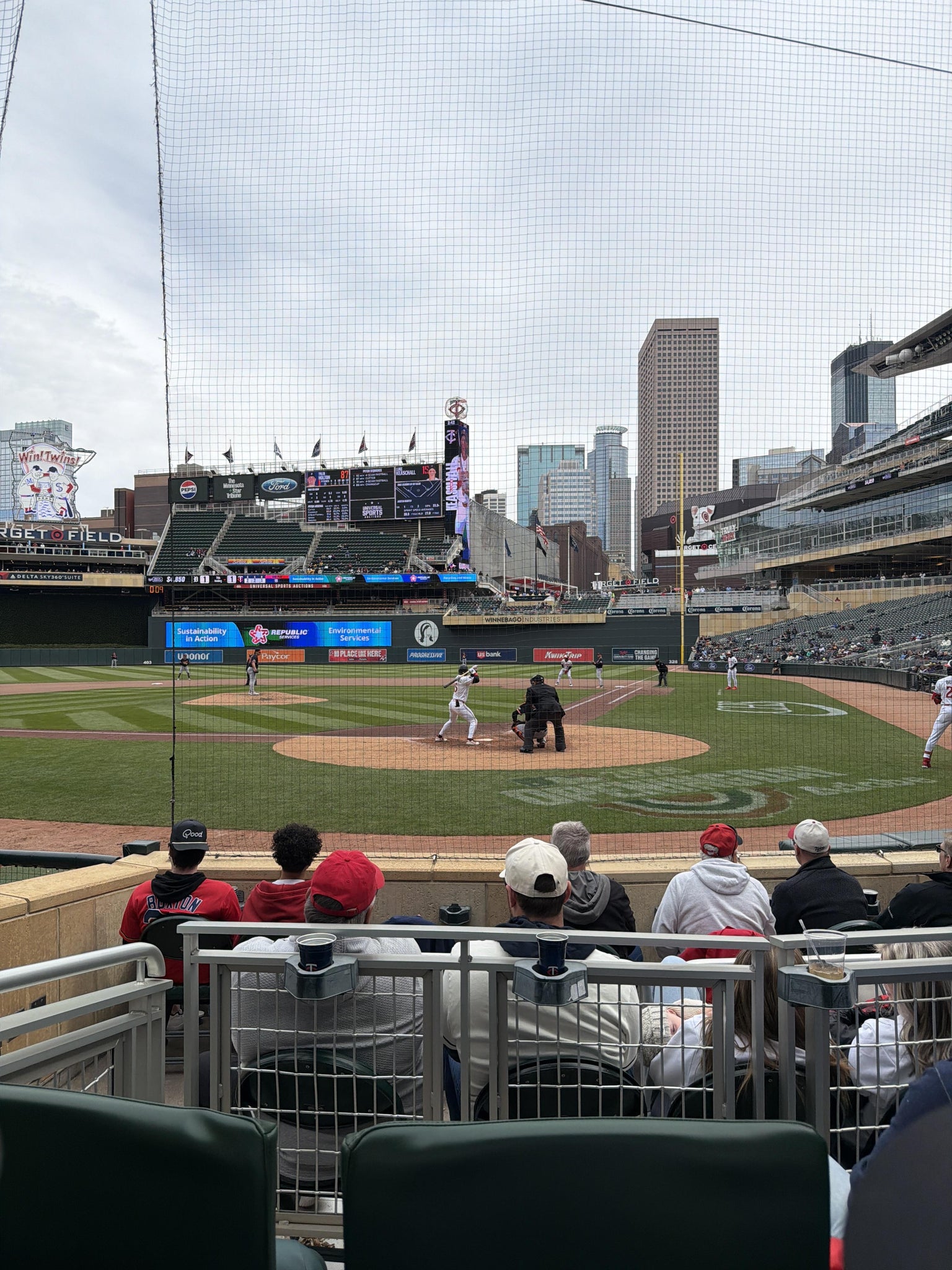 Real Fan View taken from Champions Club 10 at Target Field by Joe B