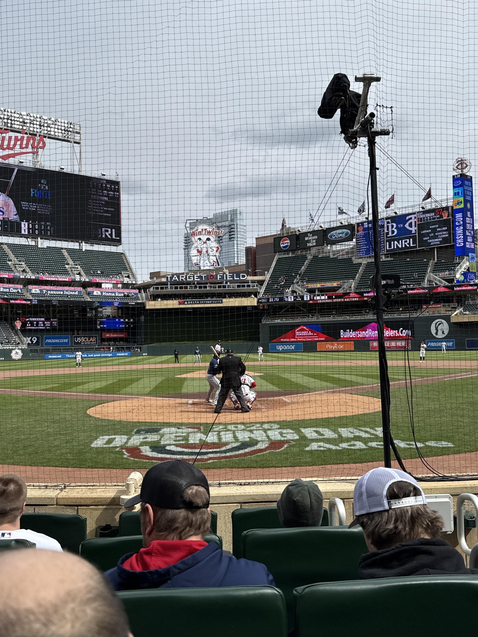 Real Fan View taken from Champions Club 9 at Target Field by Nick R