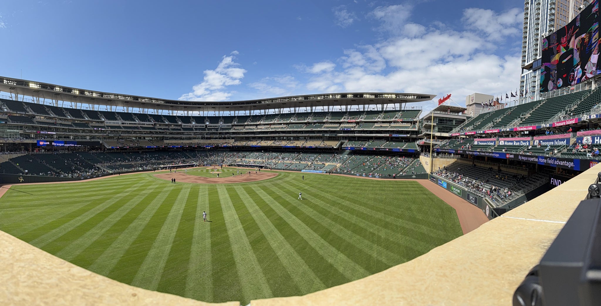 Real Fan View taken from Delta SKY 360 Suite at Target Field by Joseph G