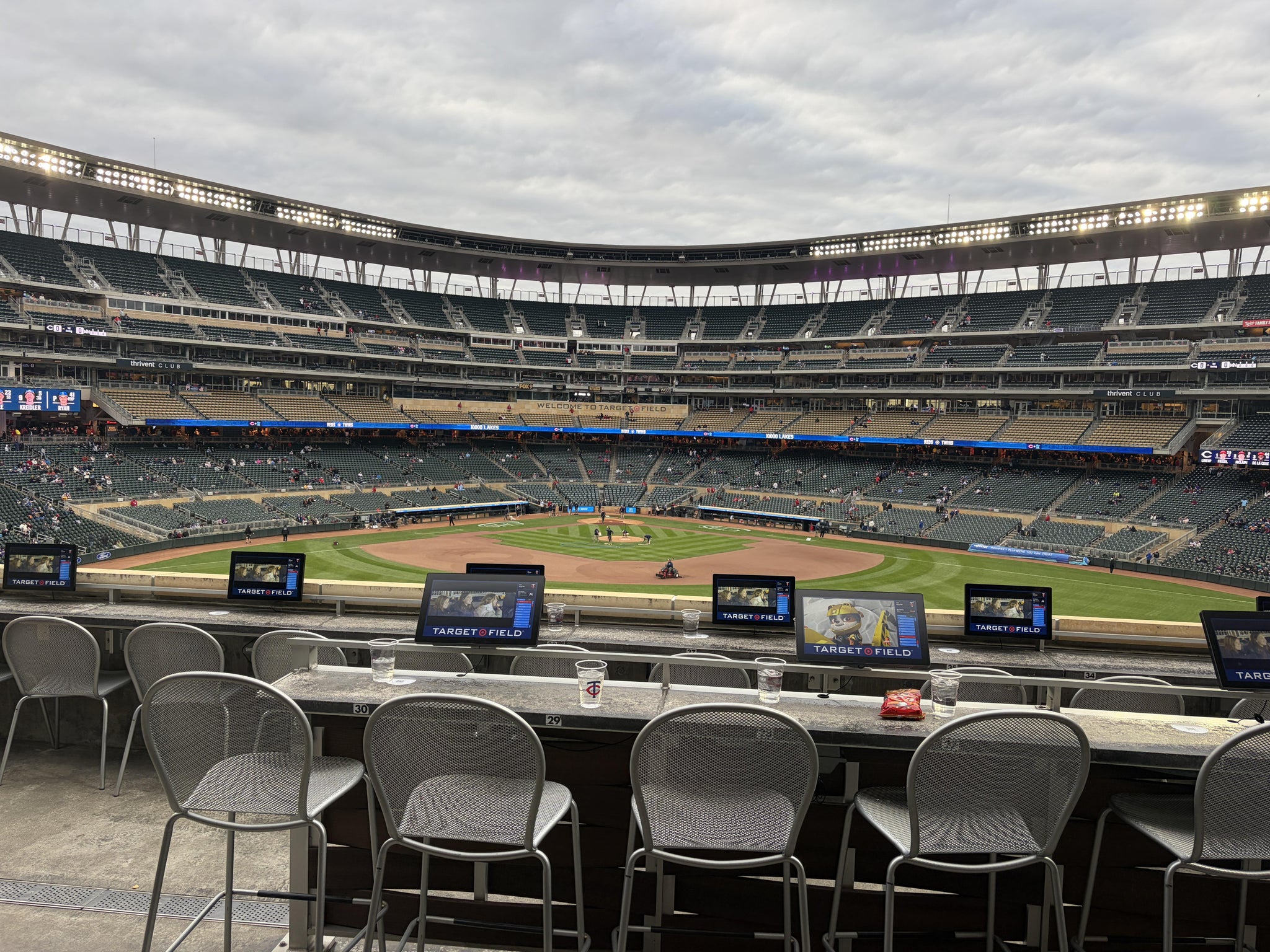 Real Fan View taken from Delta SKY 360 Suite at Target Field by John H