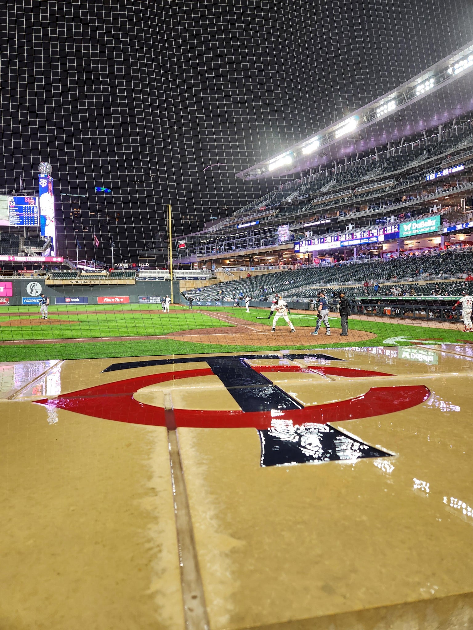 Real Fan View taken from Dugout Box 12 at Target Field by Jackson C