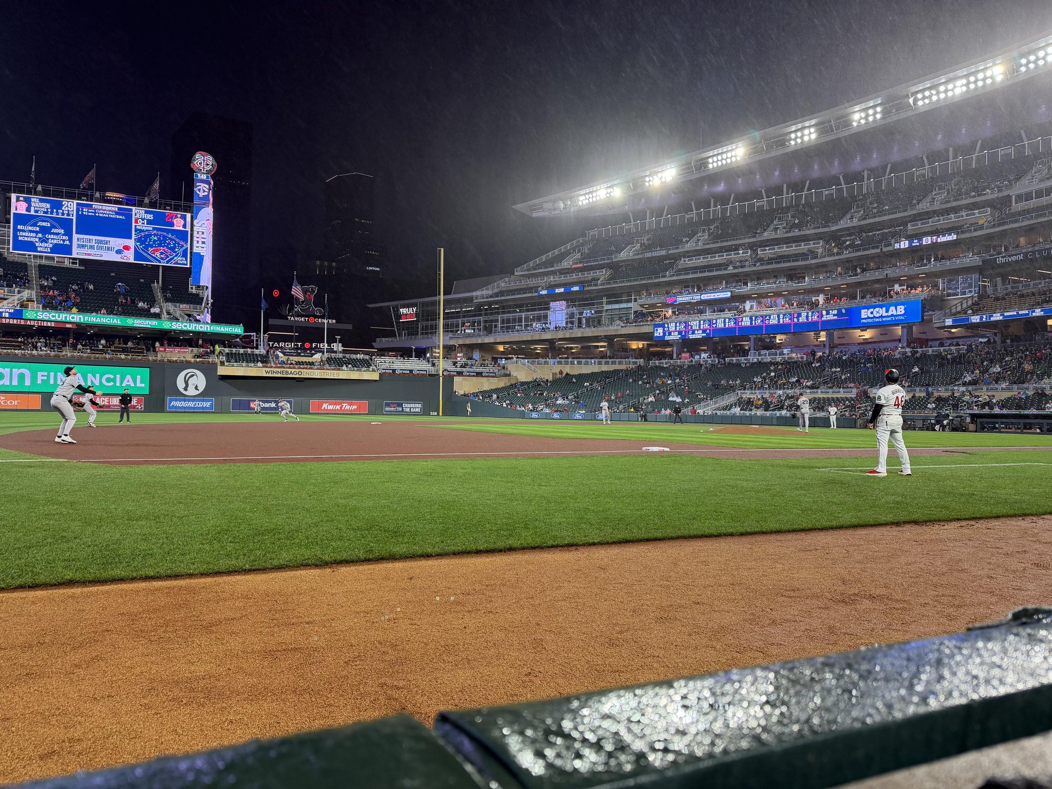 Real Fan View taken from Dugout Box 15 at Target Field by Brandon H