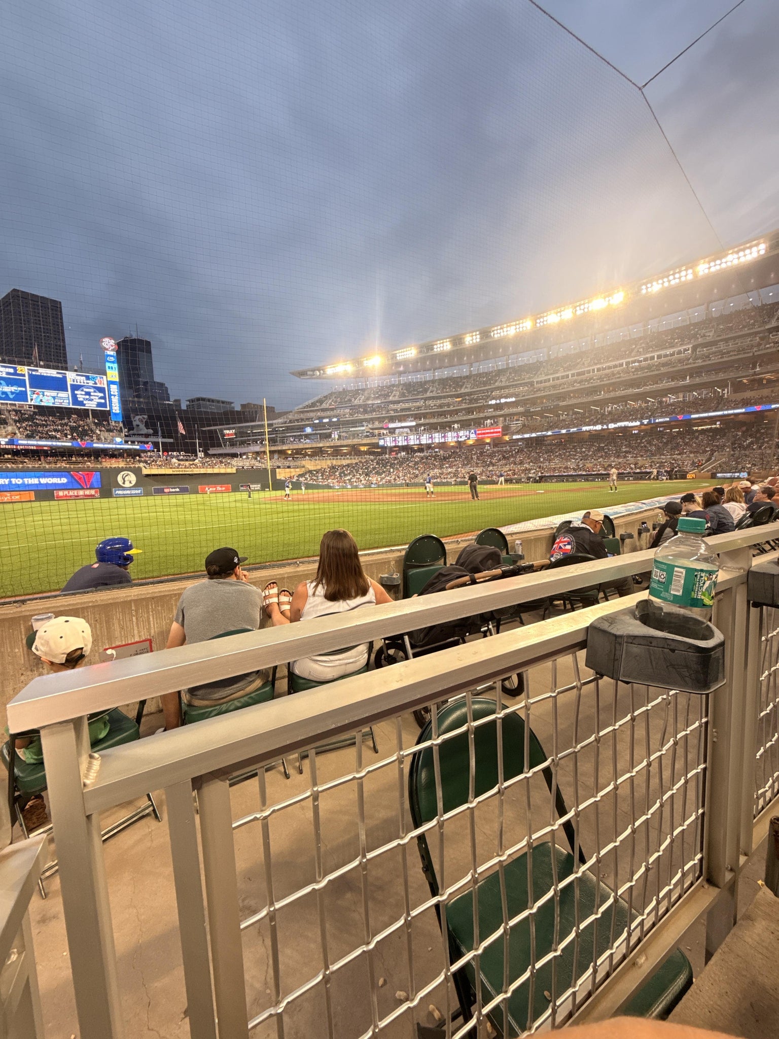 Real Fan View taken from Dugout Box 17 at Target Field by Juan R