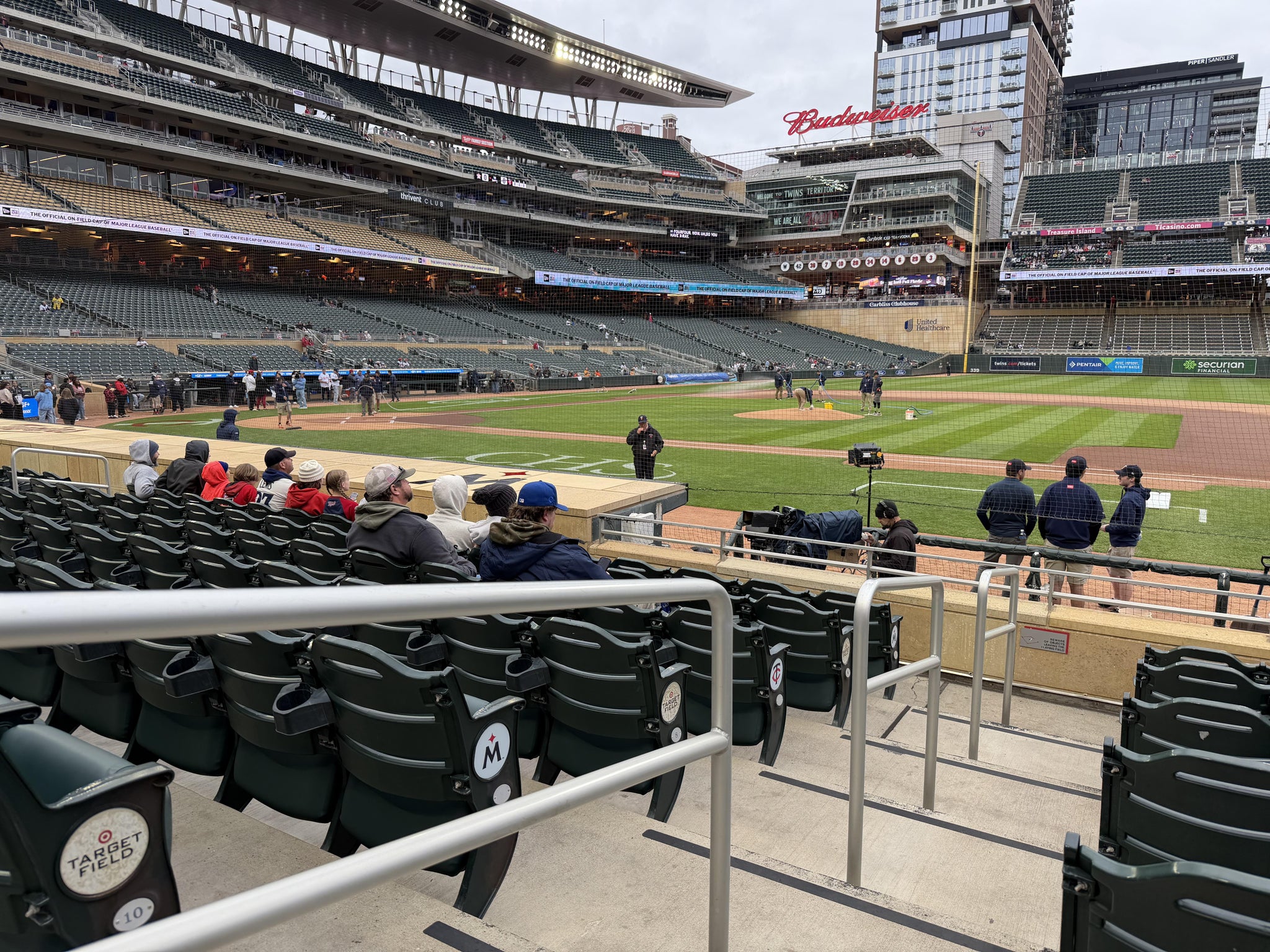 Real Fan View taken from Dugout Box 3 at Target Field by Robert O
