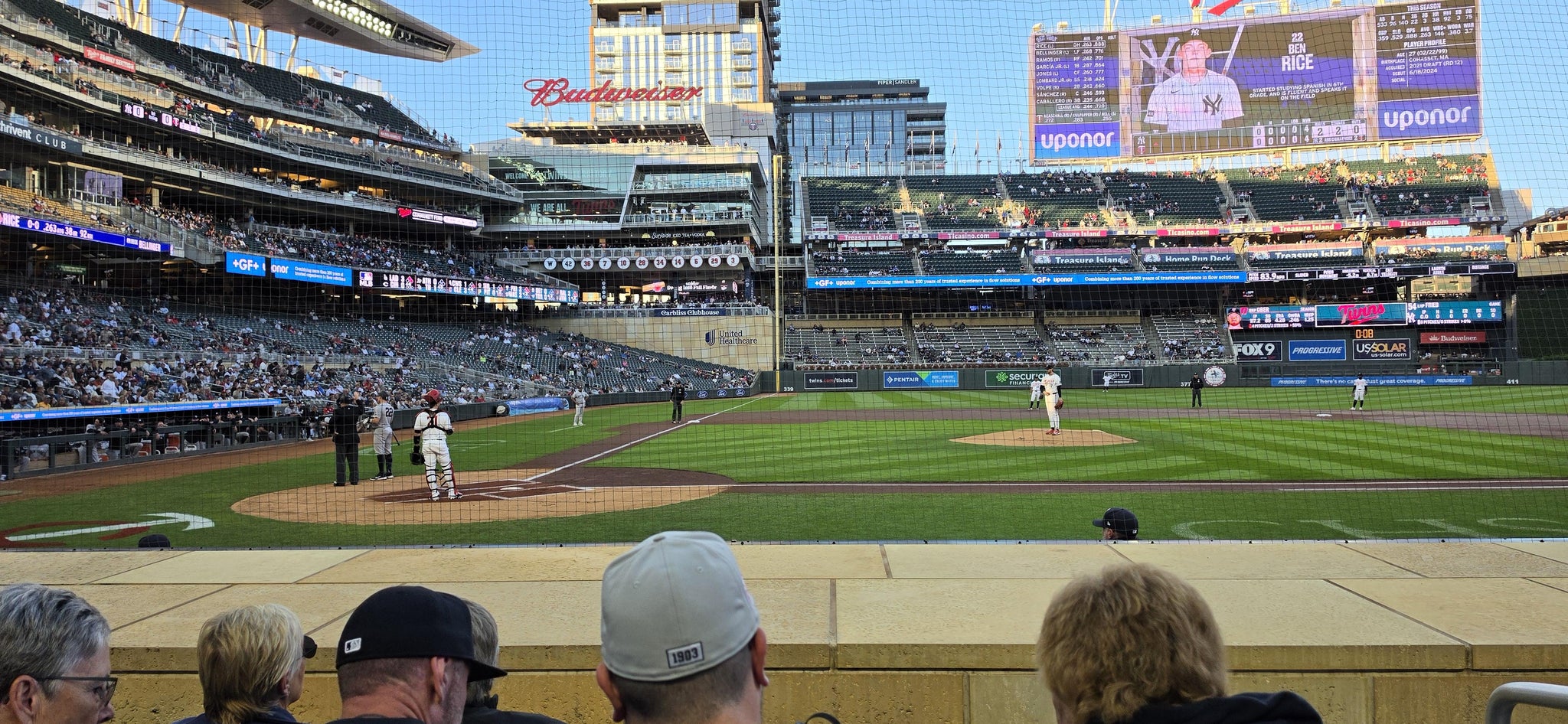 Real Fan View taken from Dugout Box 6 at Target Field by Joliz B