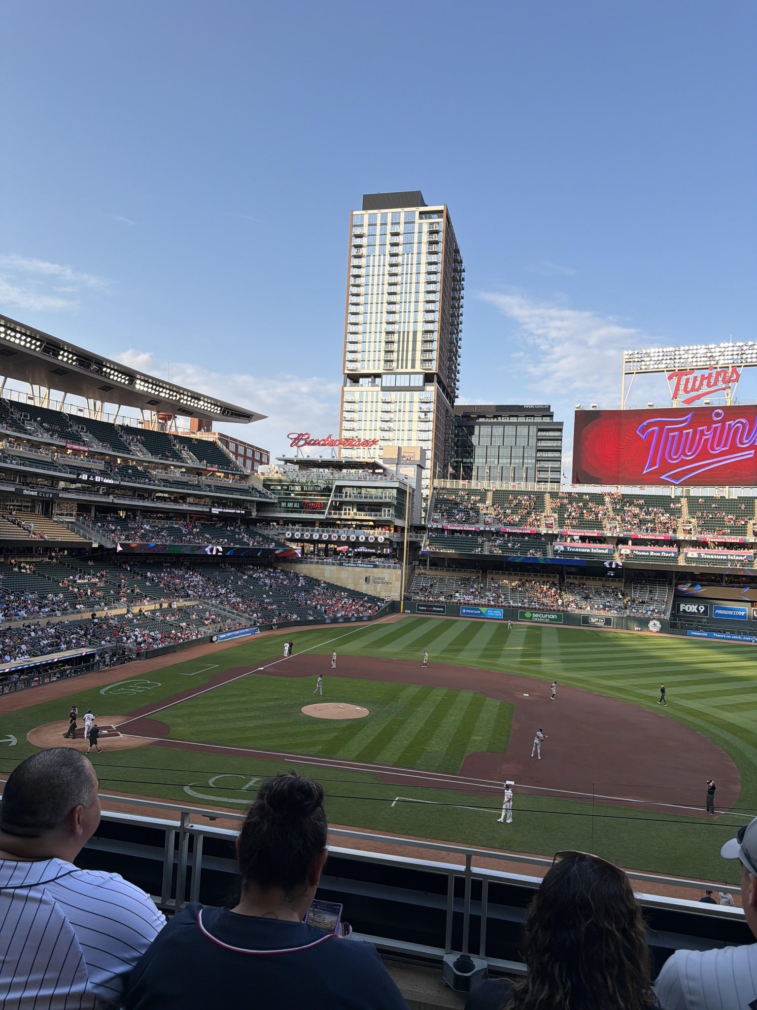 Real Fan View taken from Thrivent Club B at Target Field by Peyton U