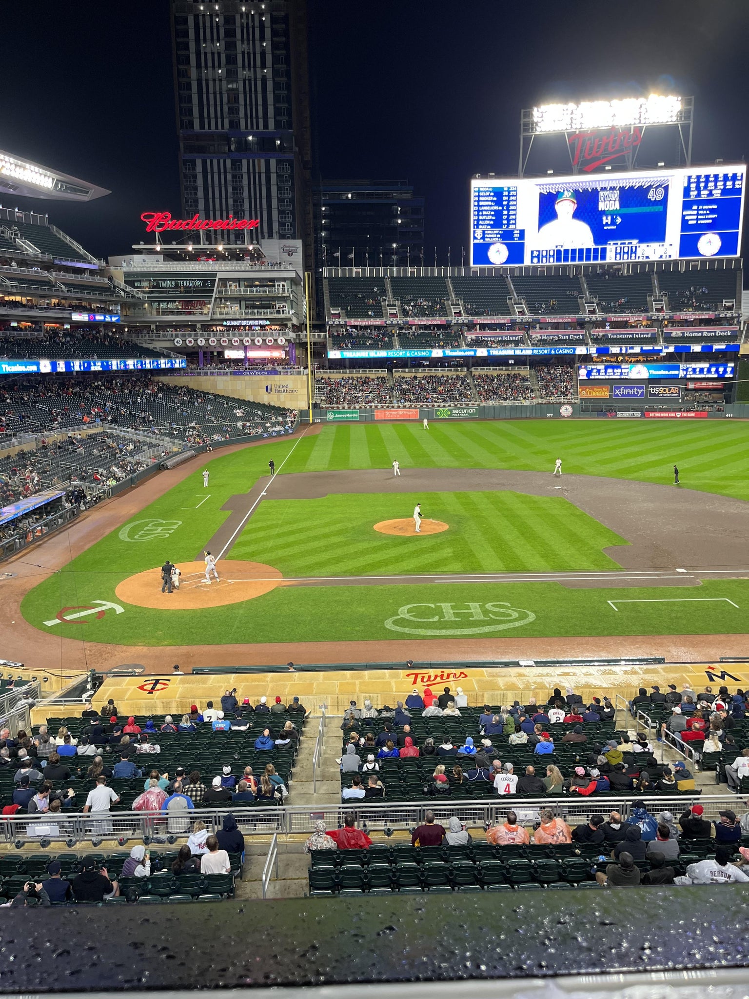 Real Fan View taken from Thrivent Club B at Target Field by Steve V